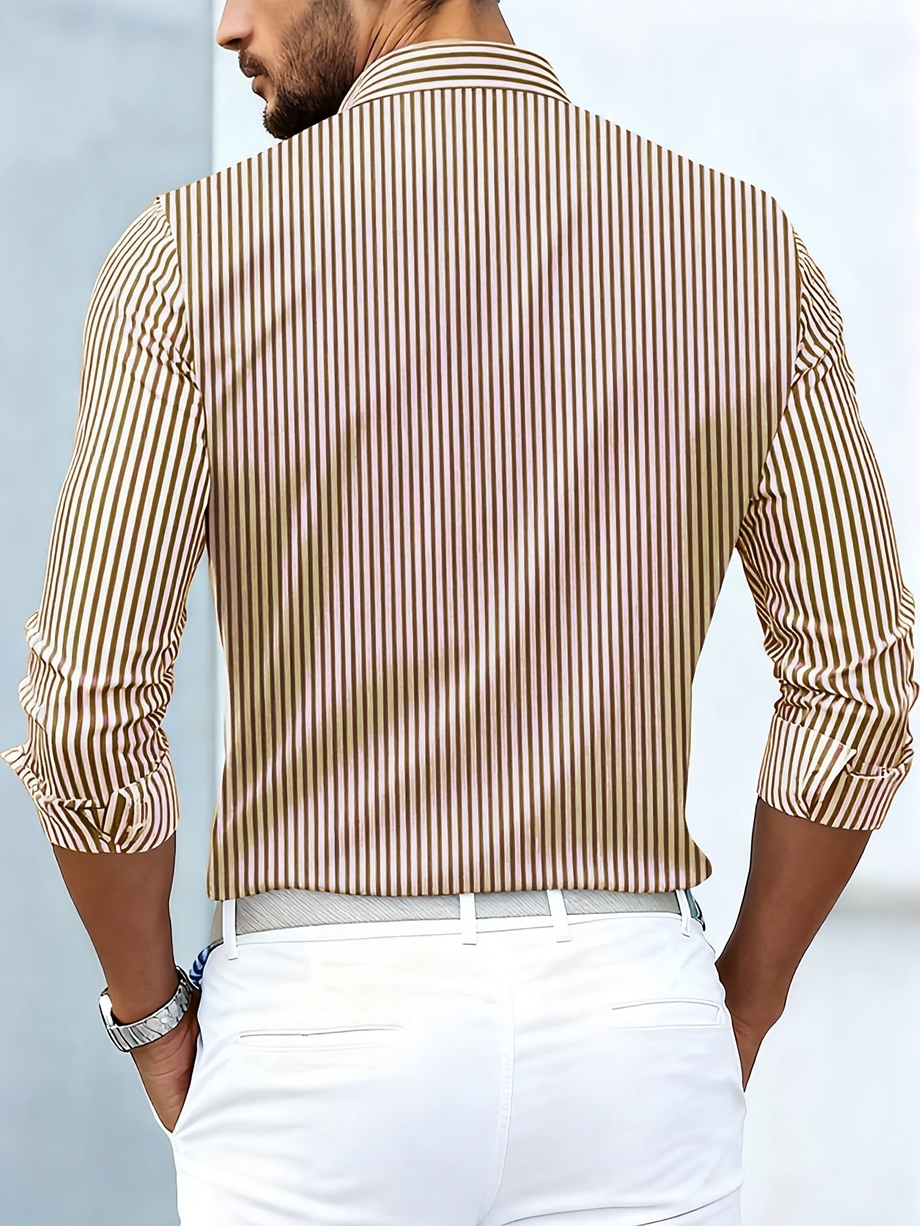 Emerson | Men's Vintage Striped Long Sleeve Shirt