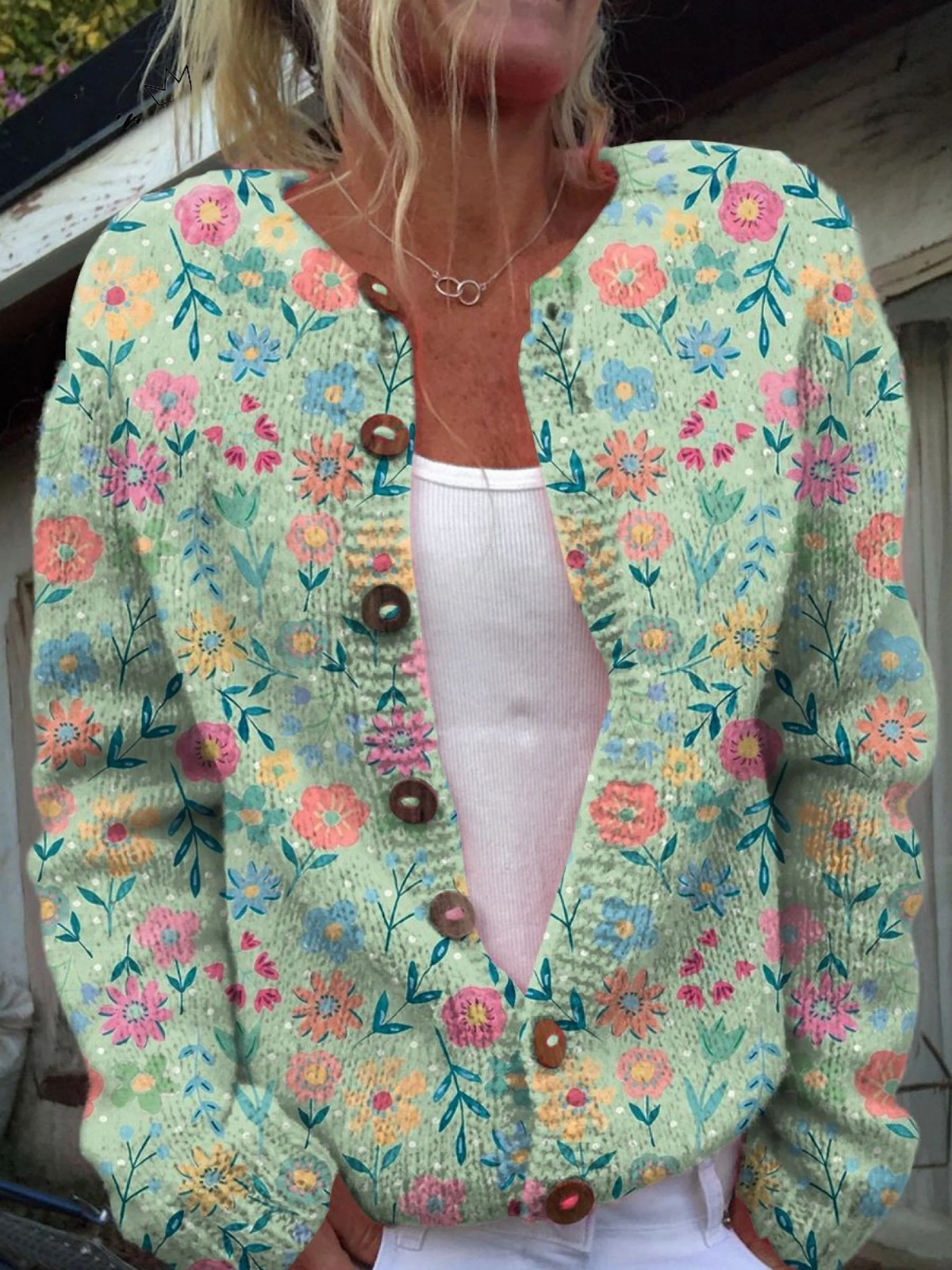 Foxfield™ | Women's Vintage Floral Cardigan