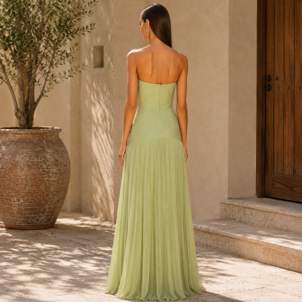 Off-the-Shoulder Design Dress
