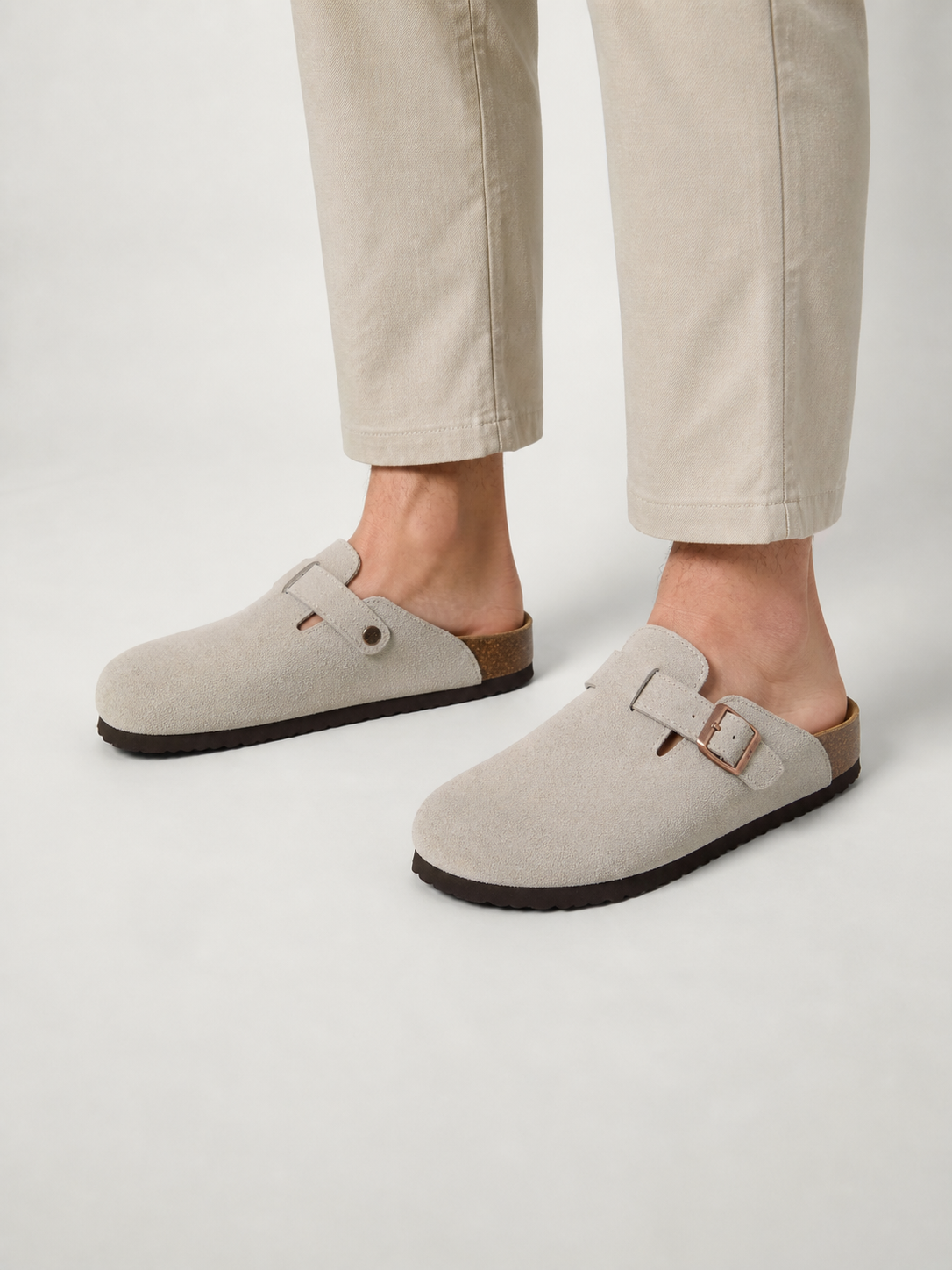 Enrique - Suede Clogs