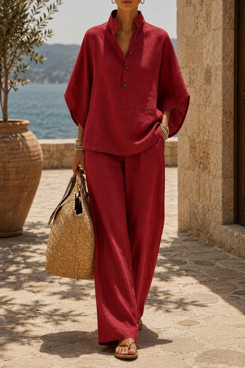 Martina | Linen Riviera Set