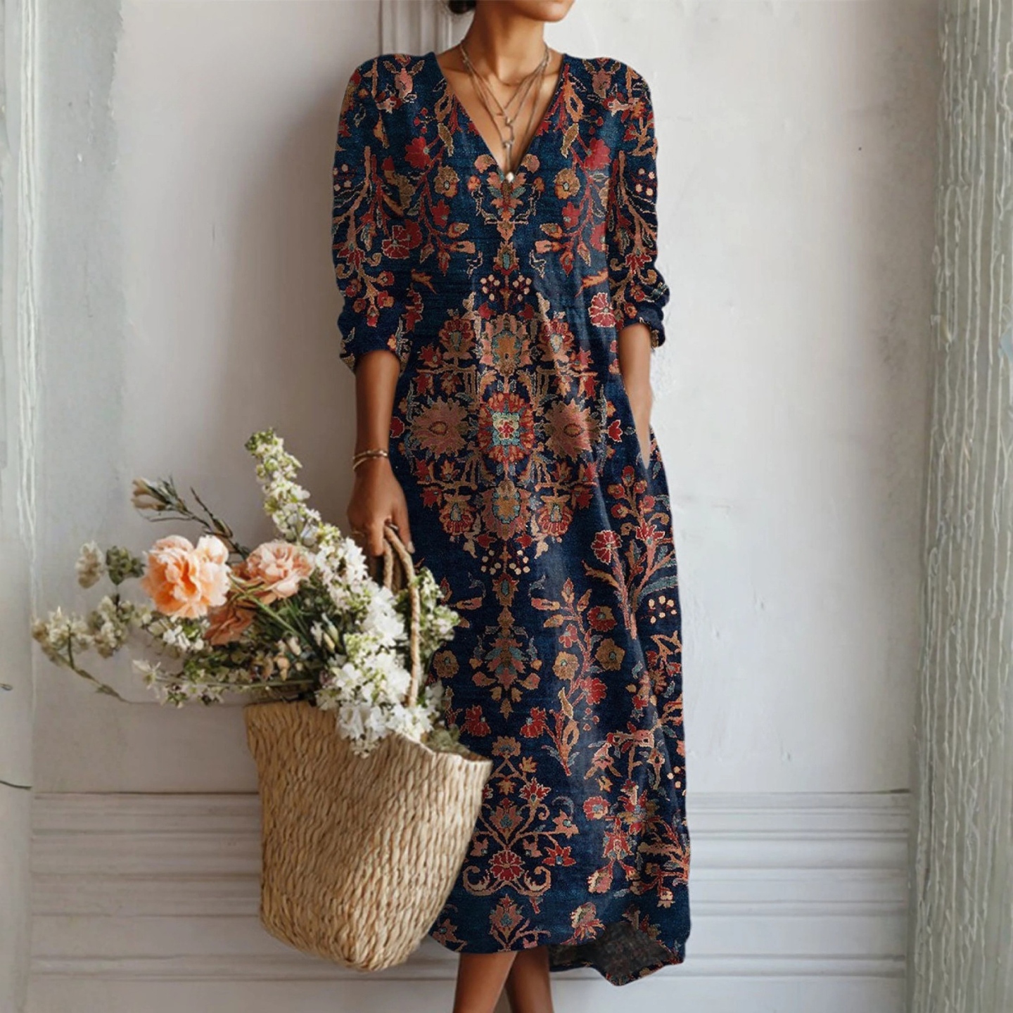 Adela™ | Charming Floral Dress