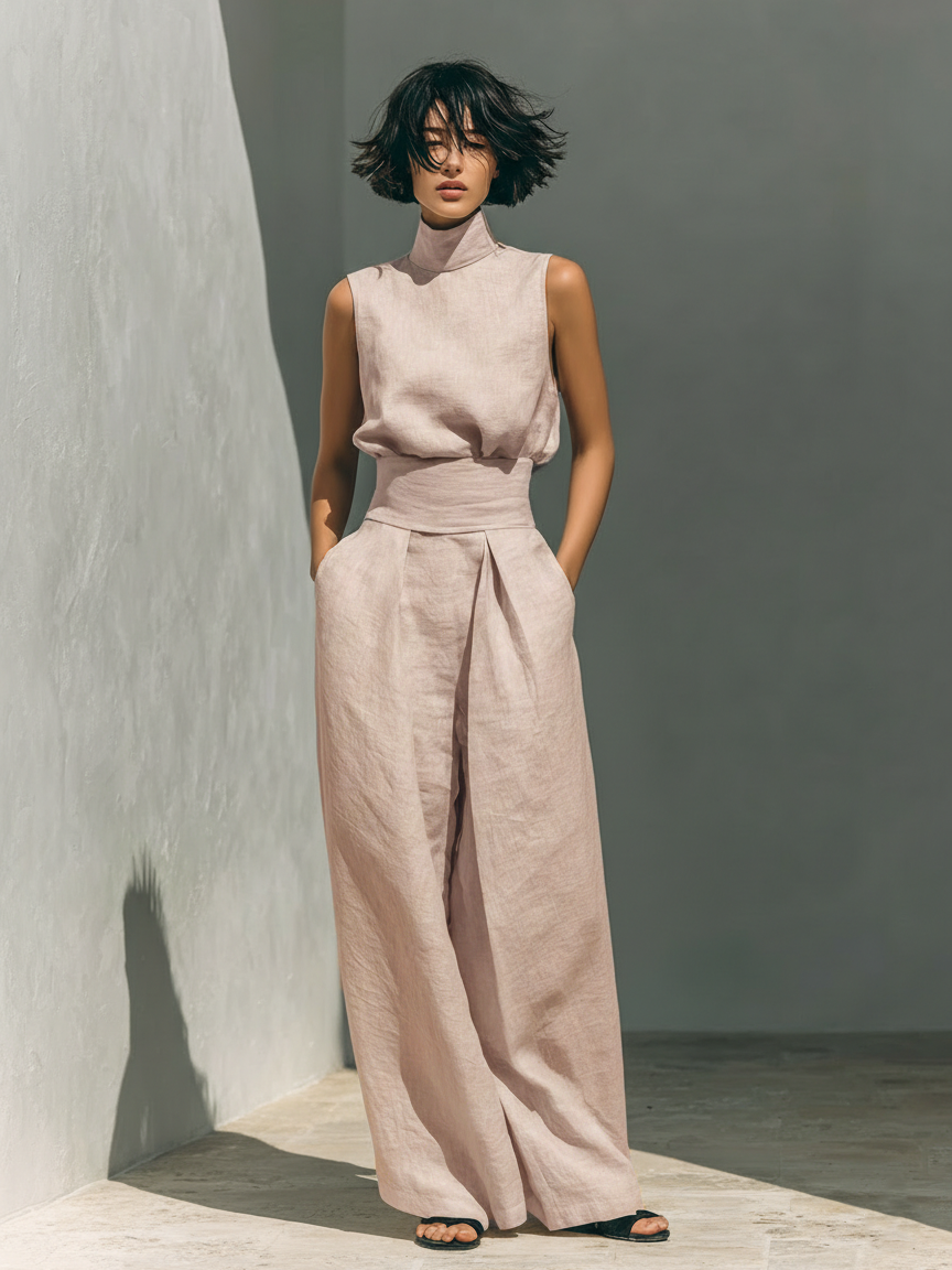 Carla | Minimalist Linen Set