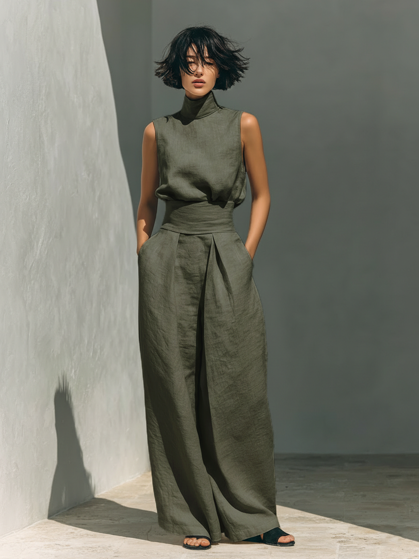 Carla | Minimalist Linen Set