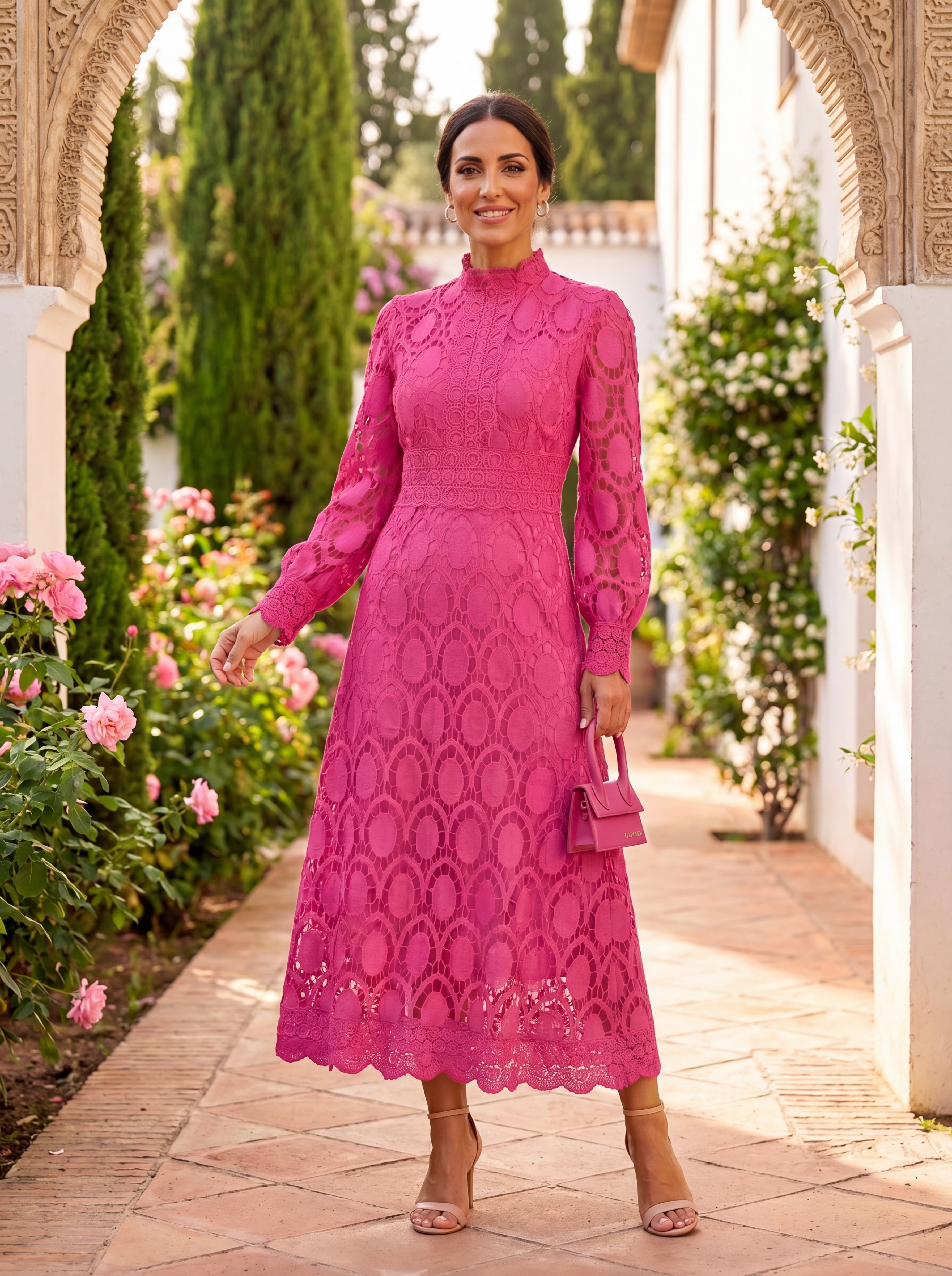 Elegant Carmona Silk Dress – Maison Claire et Sylvie