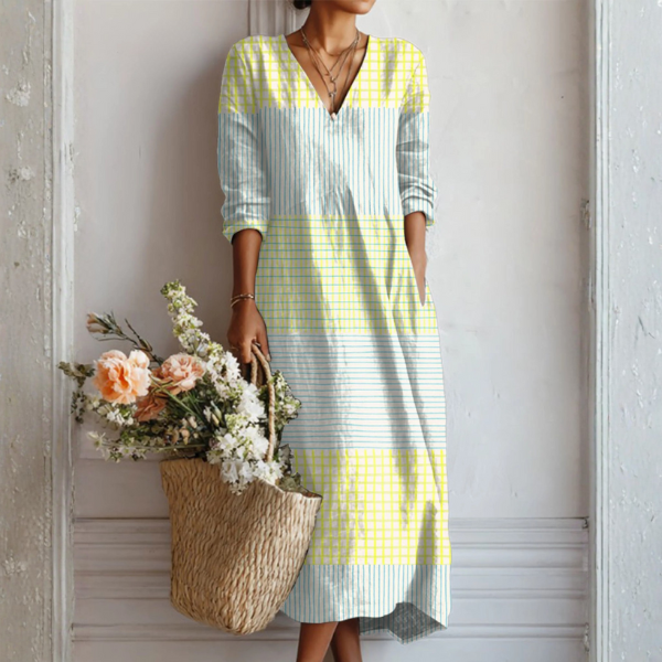 Olivia™ | Natural Elegance Linen Dress