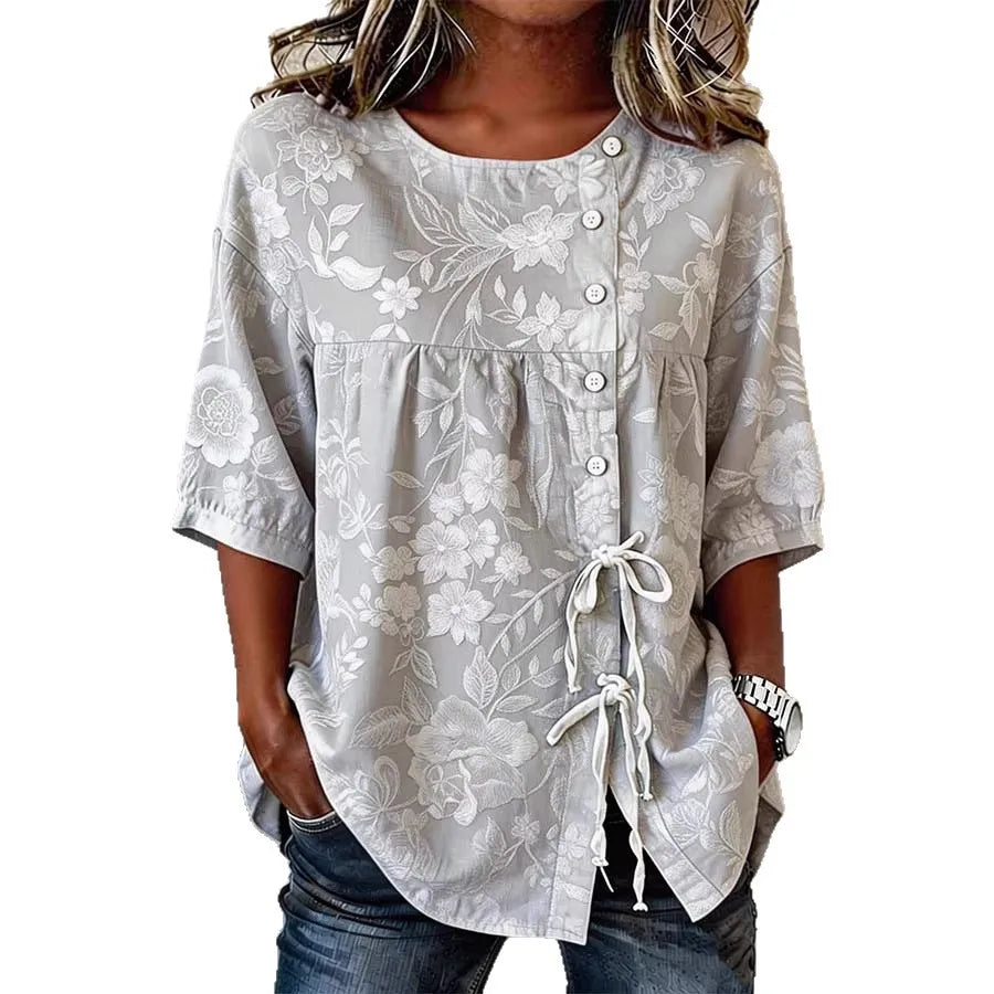 Celestina | Elegant Floral Blouse