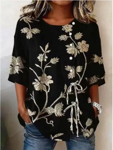 Celestina | Elegant Floral Blouse