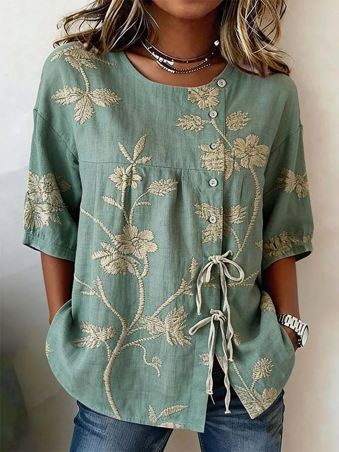 Celestina | Elegant Floral Blouse