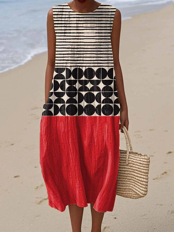 Jane™ | Colourblock Midi Dress