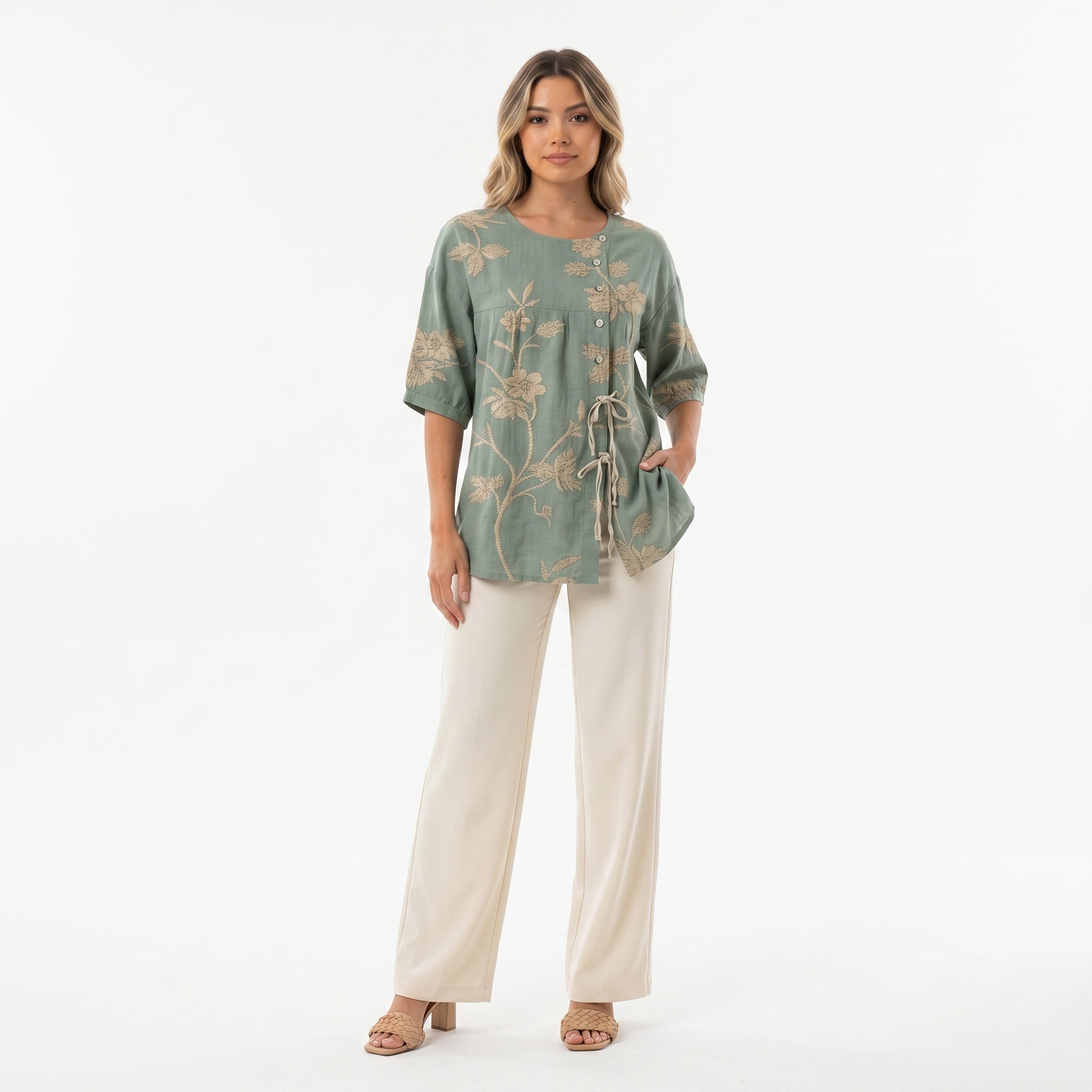 Celestina | Elegant Floral Blouse