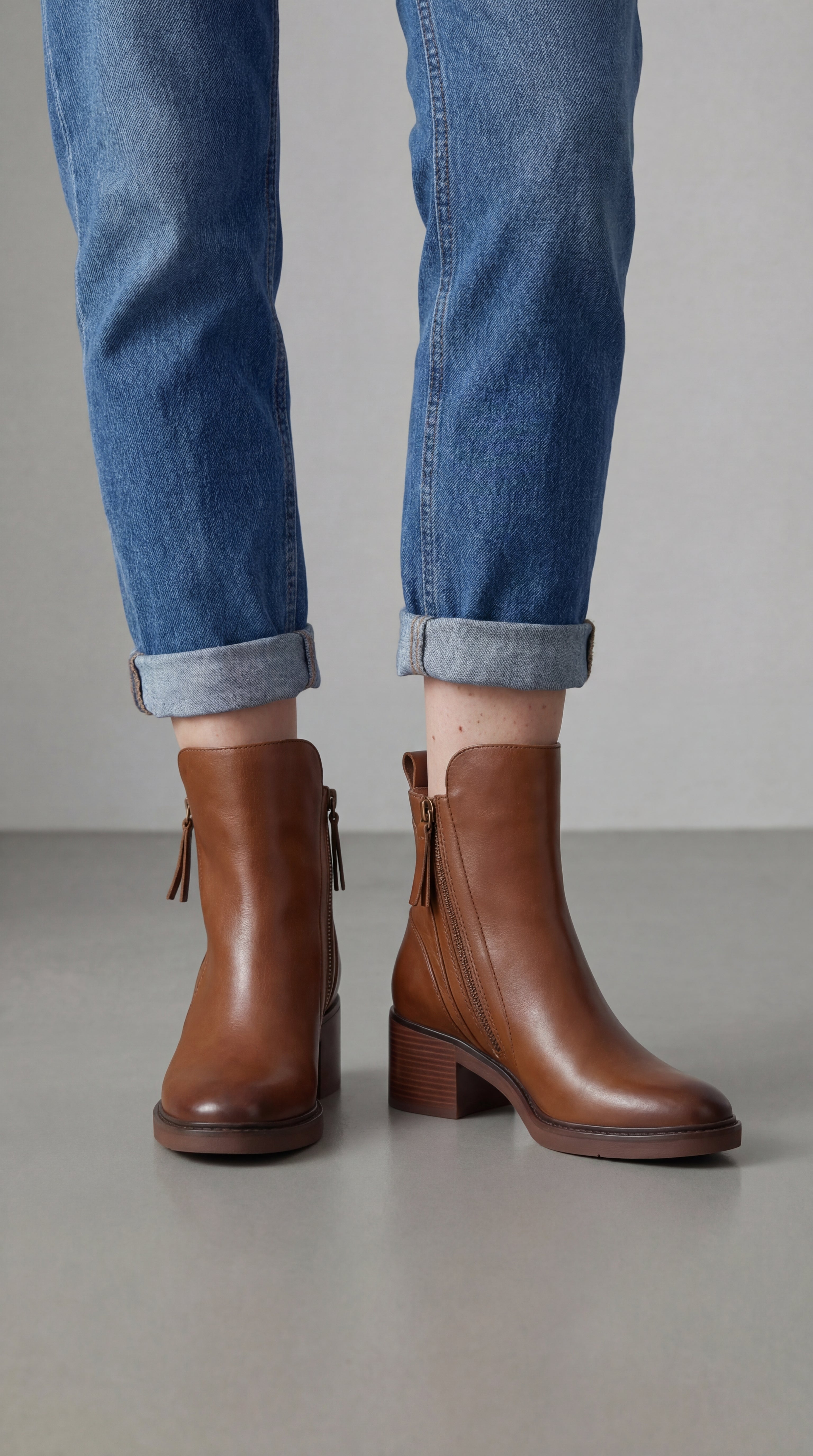 Valeria Ankle Boot with Comfortable Heel