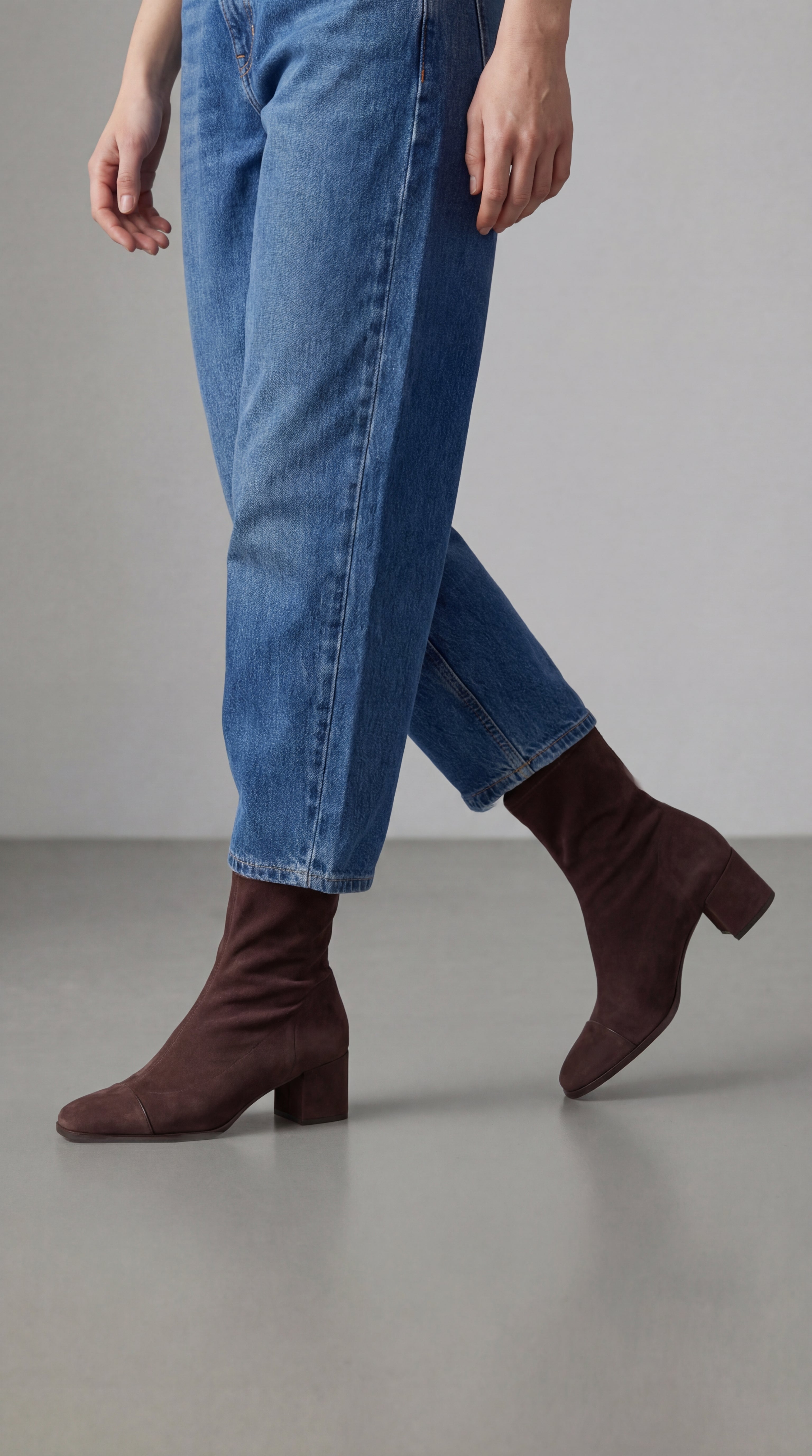 Elegant Isaline Ankle Boots with Square Heel