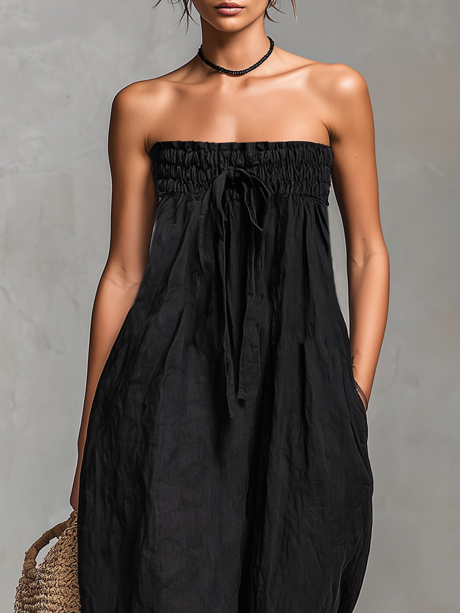 FIORELLA | ELEGANT STRAPLESS JUMPSUIT