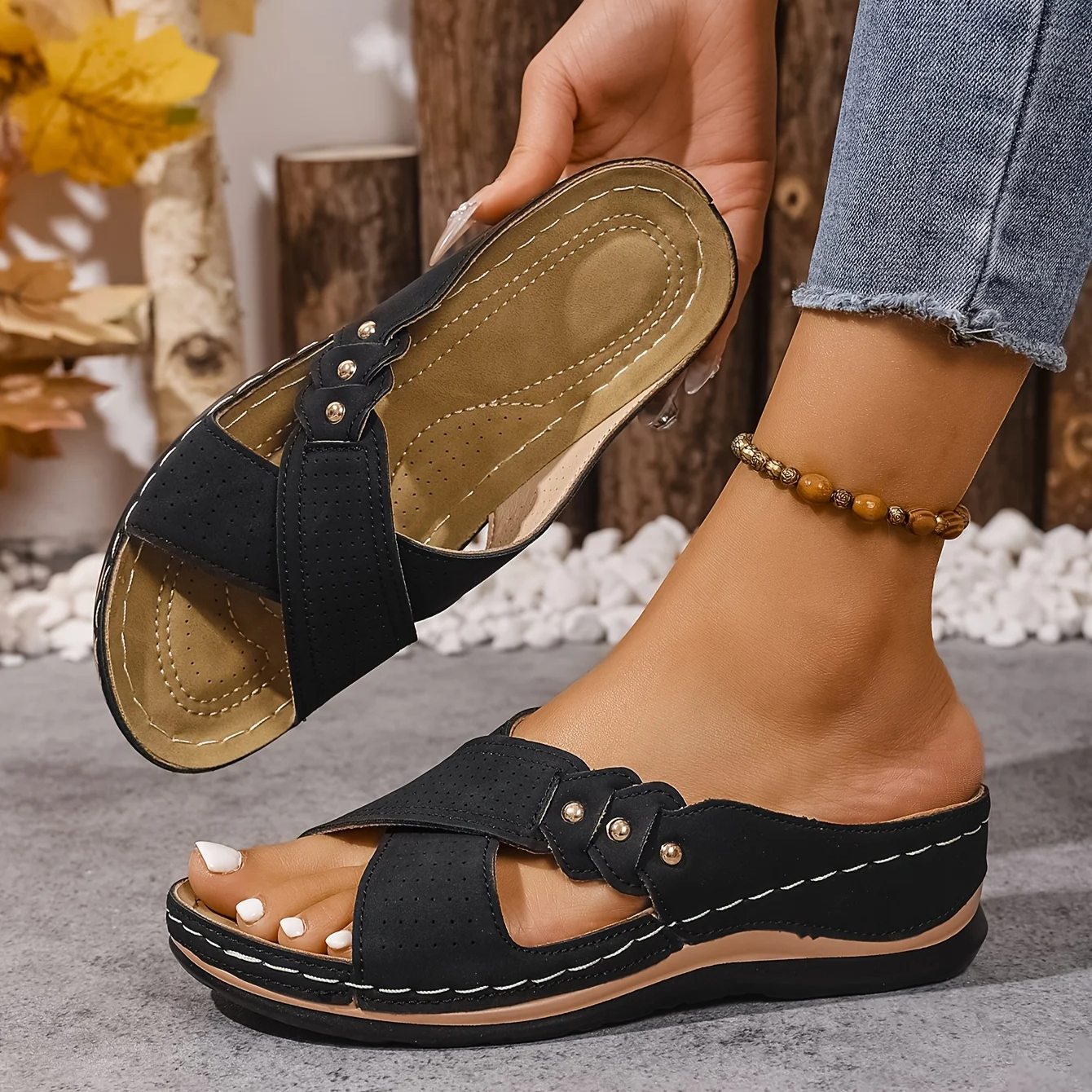 Vanesa | Orthopaedic Wedge Sandals