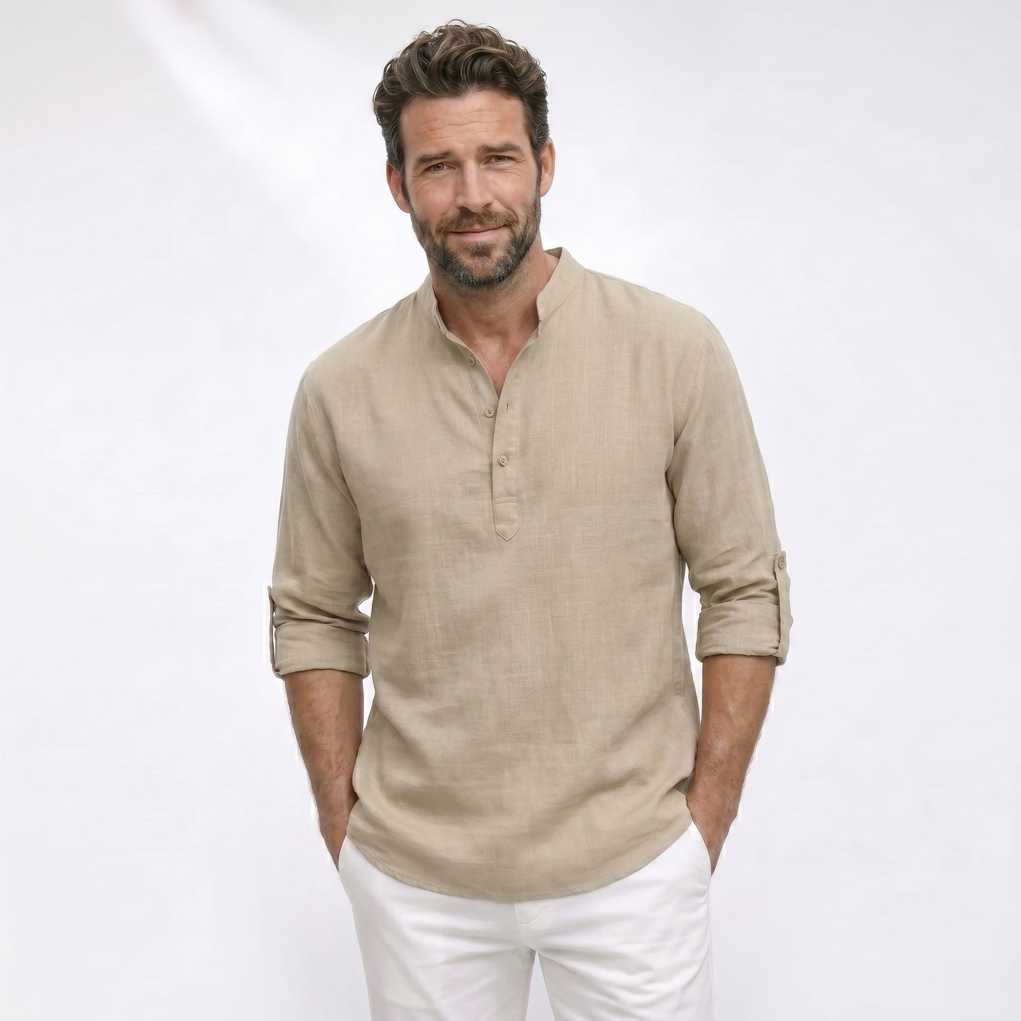 Marco | Modern cut shirt with natural elegance