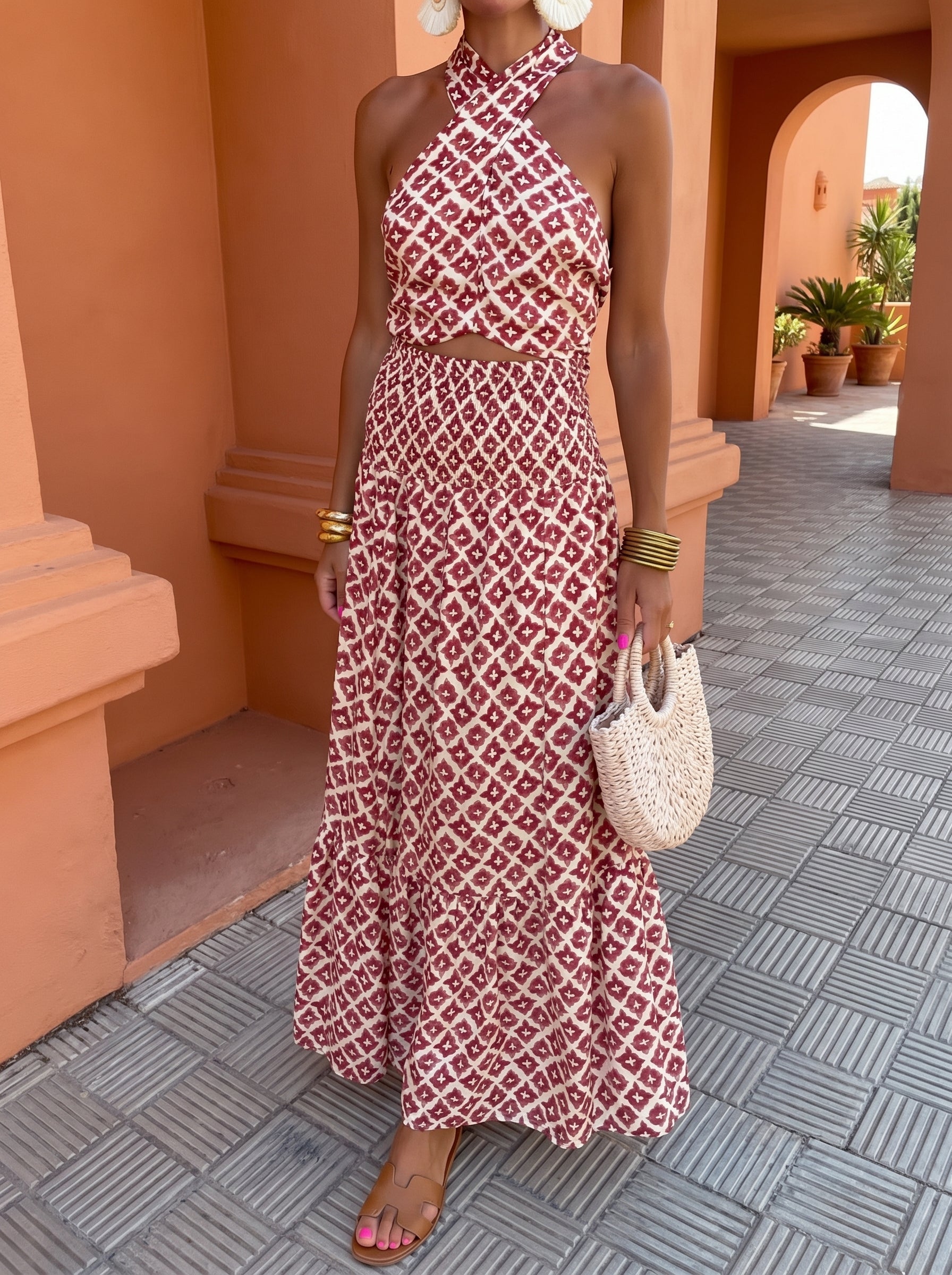 Elegant Set with Off-Shoulder Design - Maison Claire and Sylvie