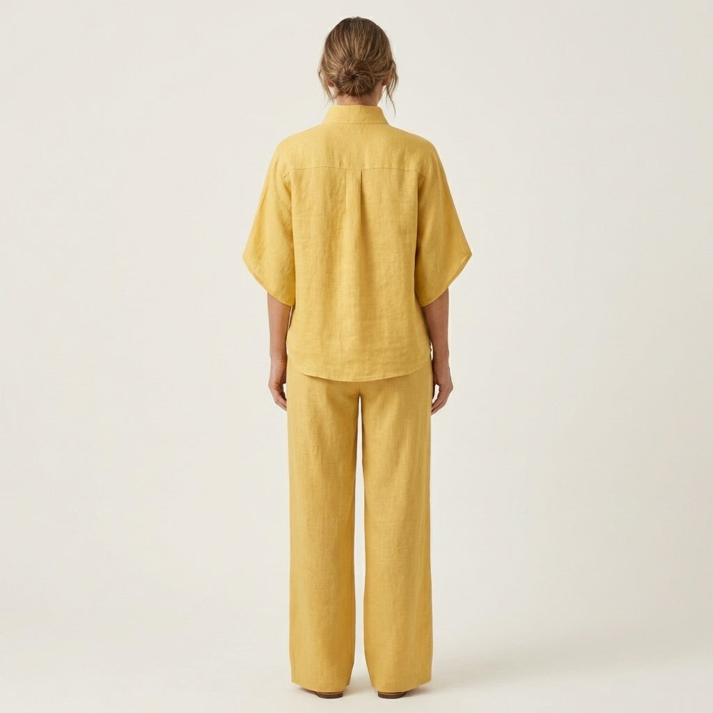LUCIENNE | LINEN TWO-PIECE SET