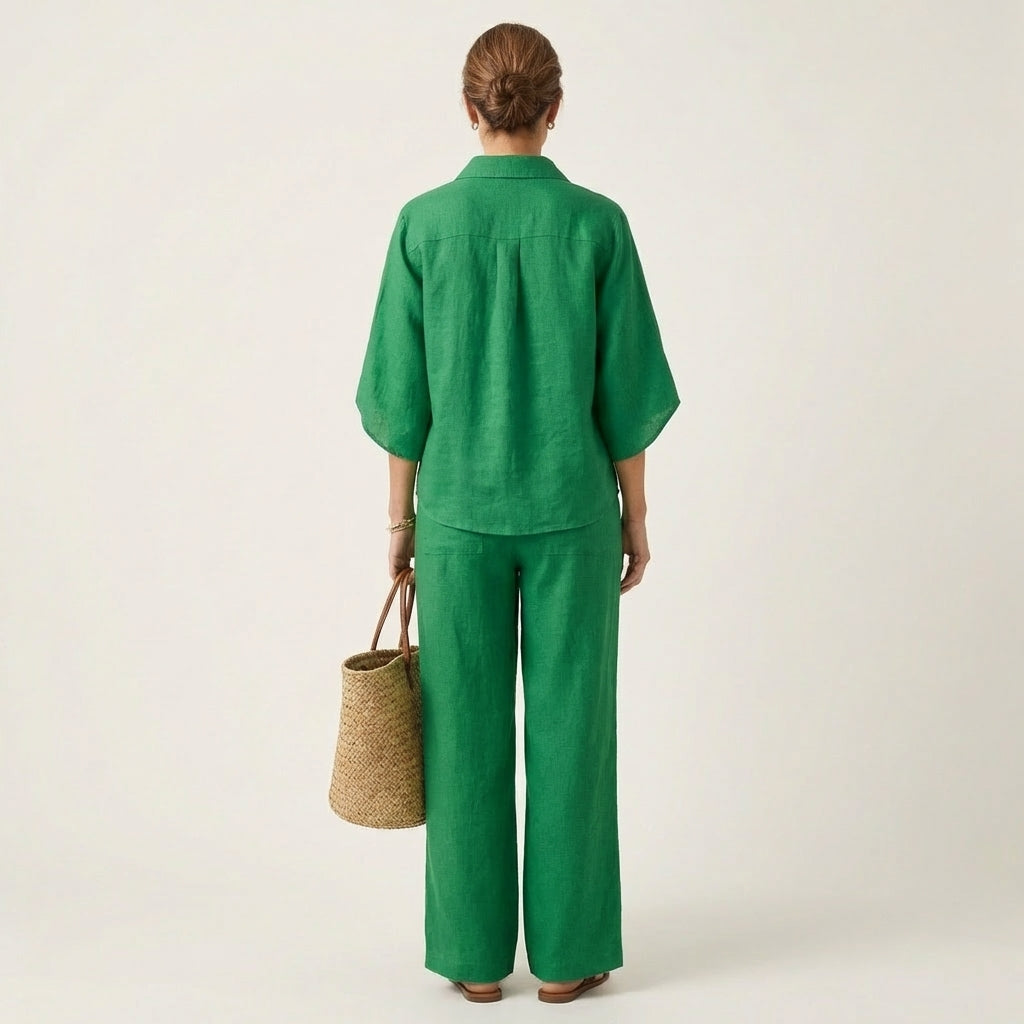 LUCIENNE | LINEN TWO-PIECE SET