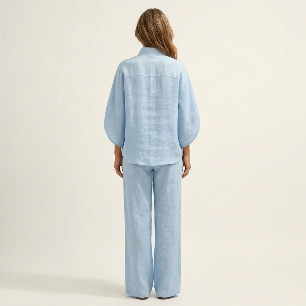 LUCIENNE | LINEN TWO-PIECE SET