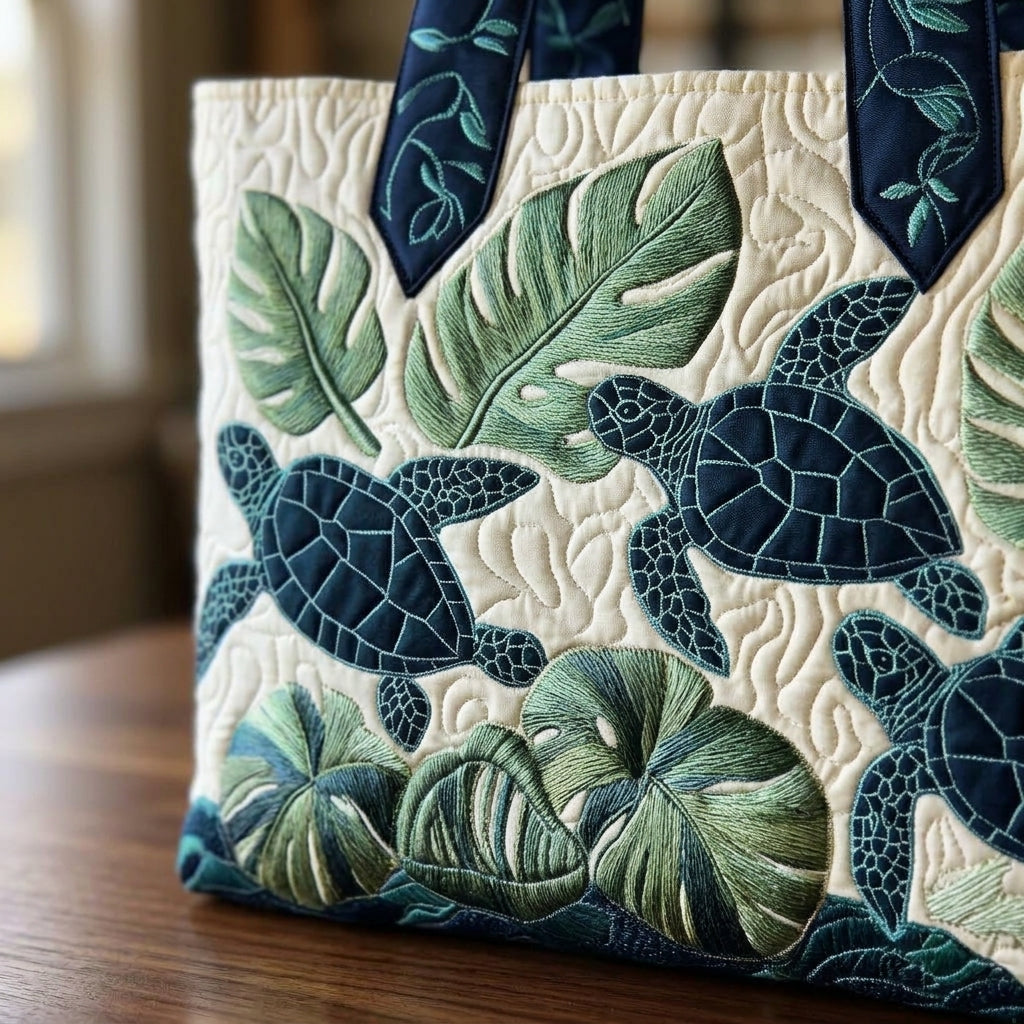 Quilted Sea Turtle Bag – Spacious and Lightweight
