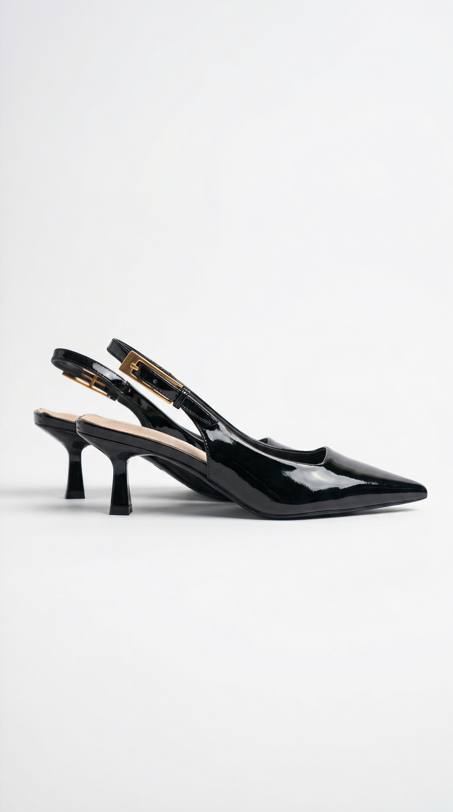 Elizabeth Low Sling Back Court Shoes