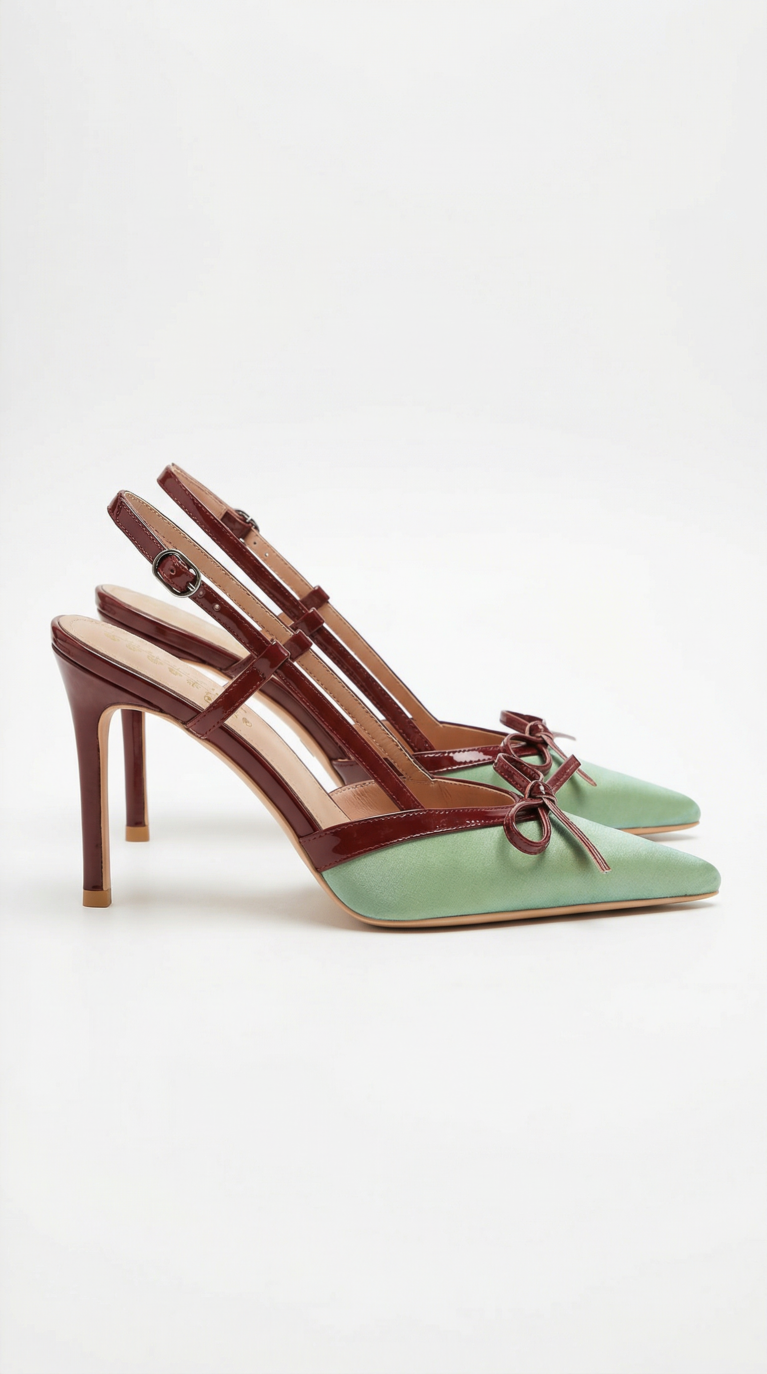 Rebecca Satin Court Shoes with Bow
