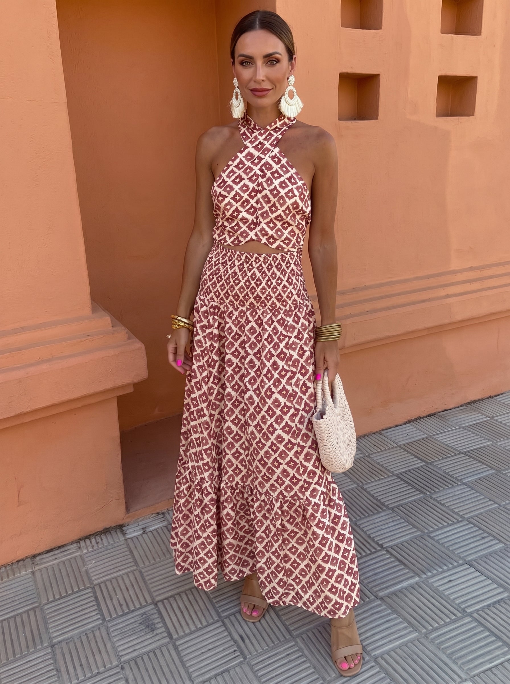 Elegant Set with Off-Shoulder Design - Maison Claire and Sylvie