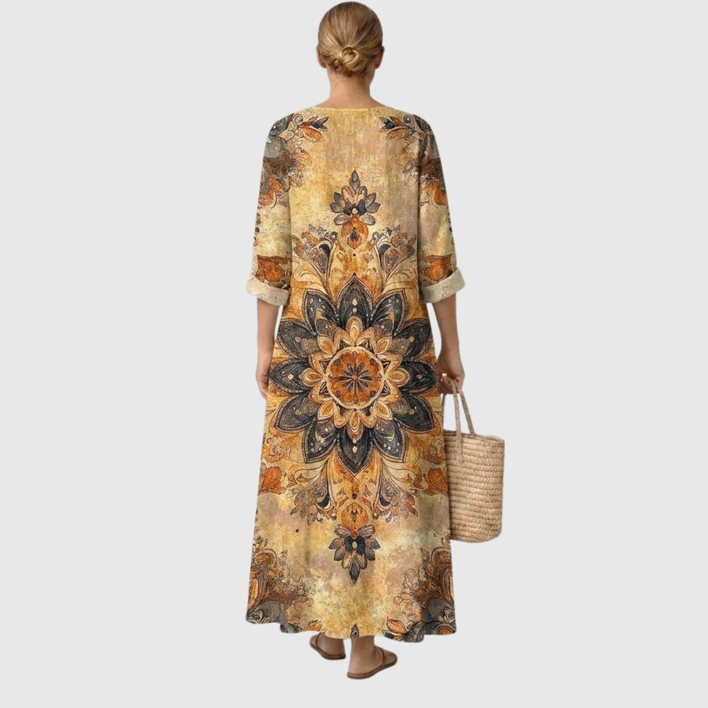 Dora™ | Floral Dress Natural Elegance