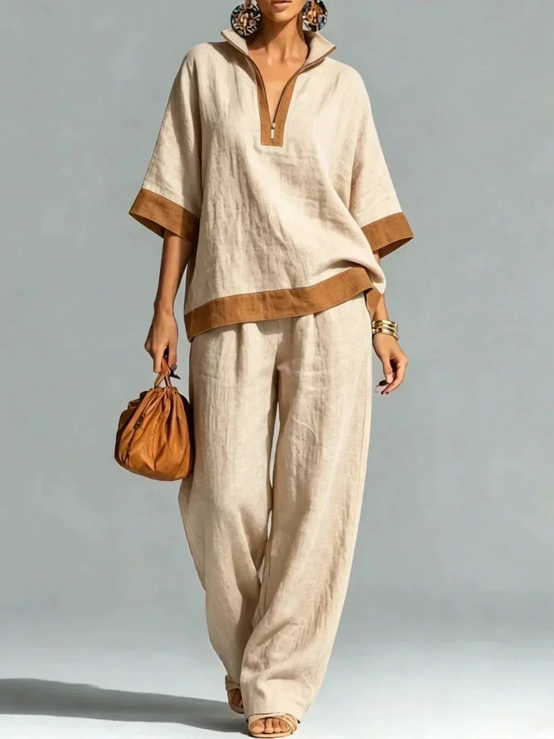 SIMONETTA | FLUID SET WITH HIGH NECK