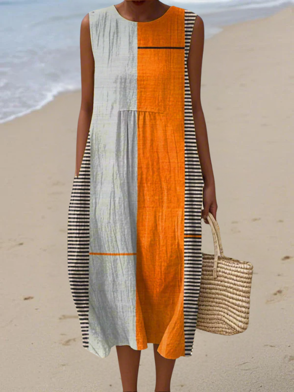 May™ | Colourblock Midi Dress