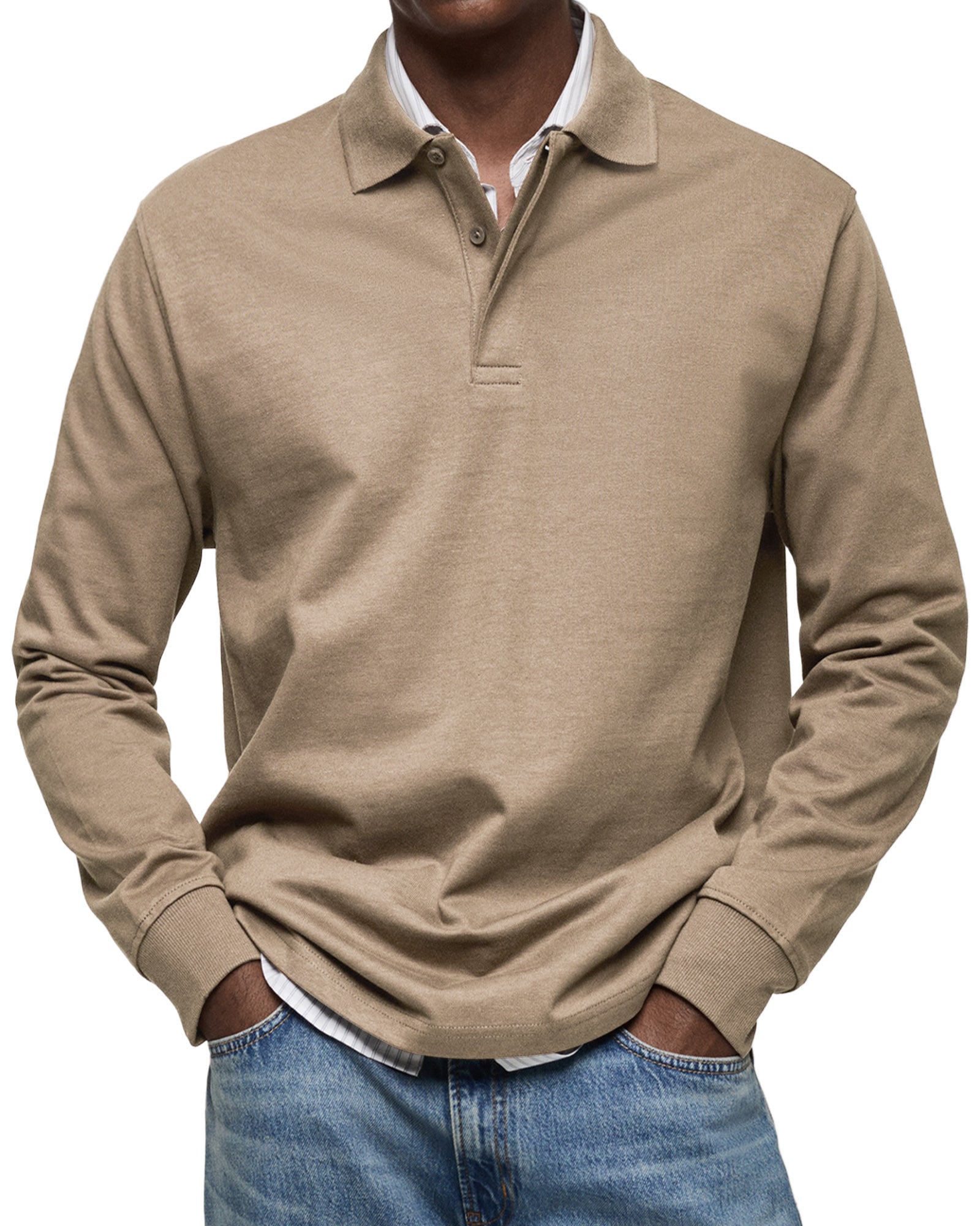 Alberto | Luxurious Long Sleeve Polo