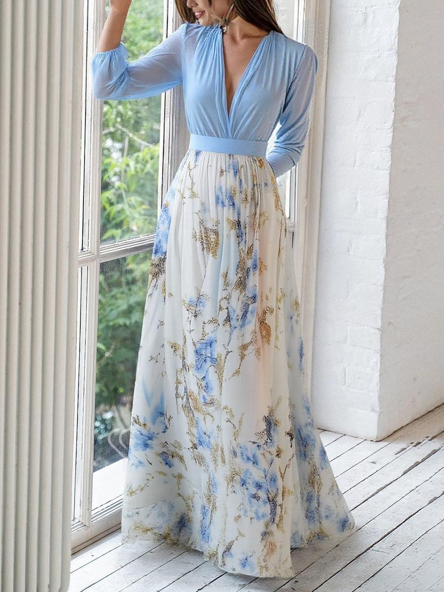 Penelope Floral Maxi Dress | Timeless Elegance from Maison Claire et Sylvie