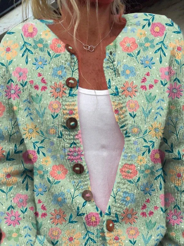 Foxfield™ | Women's Vintage Floral Cardigan