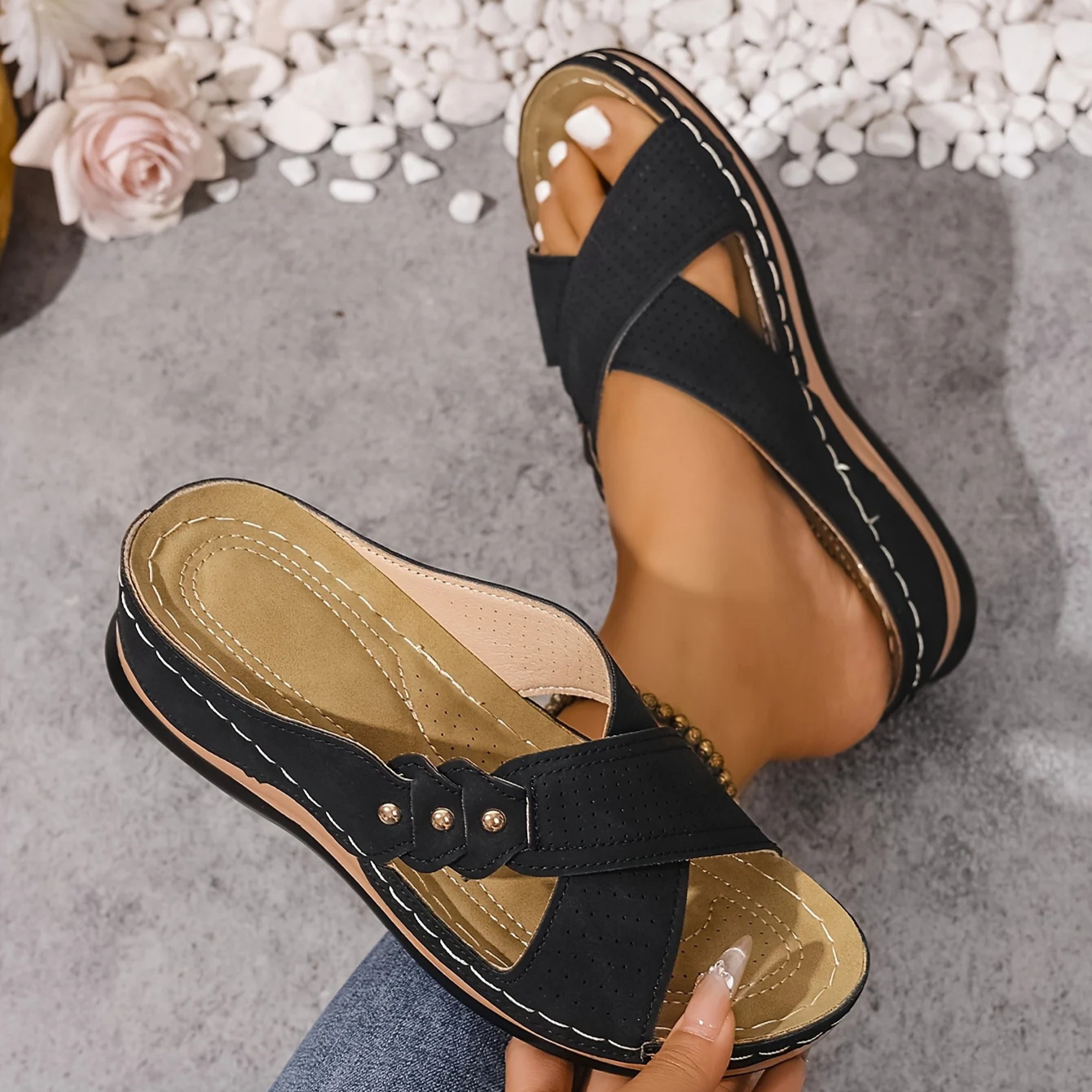 Vanesa | Orthopaedic Wedge Sandals