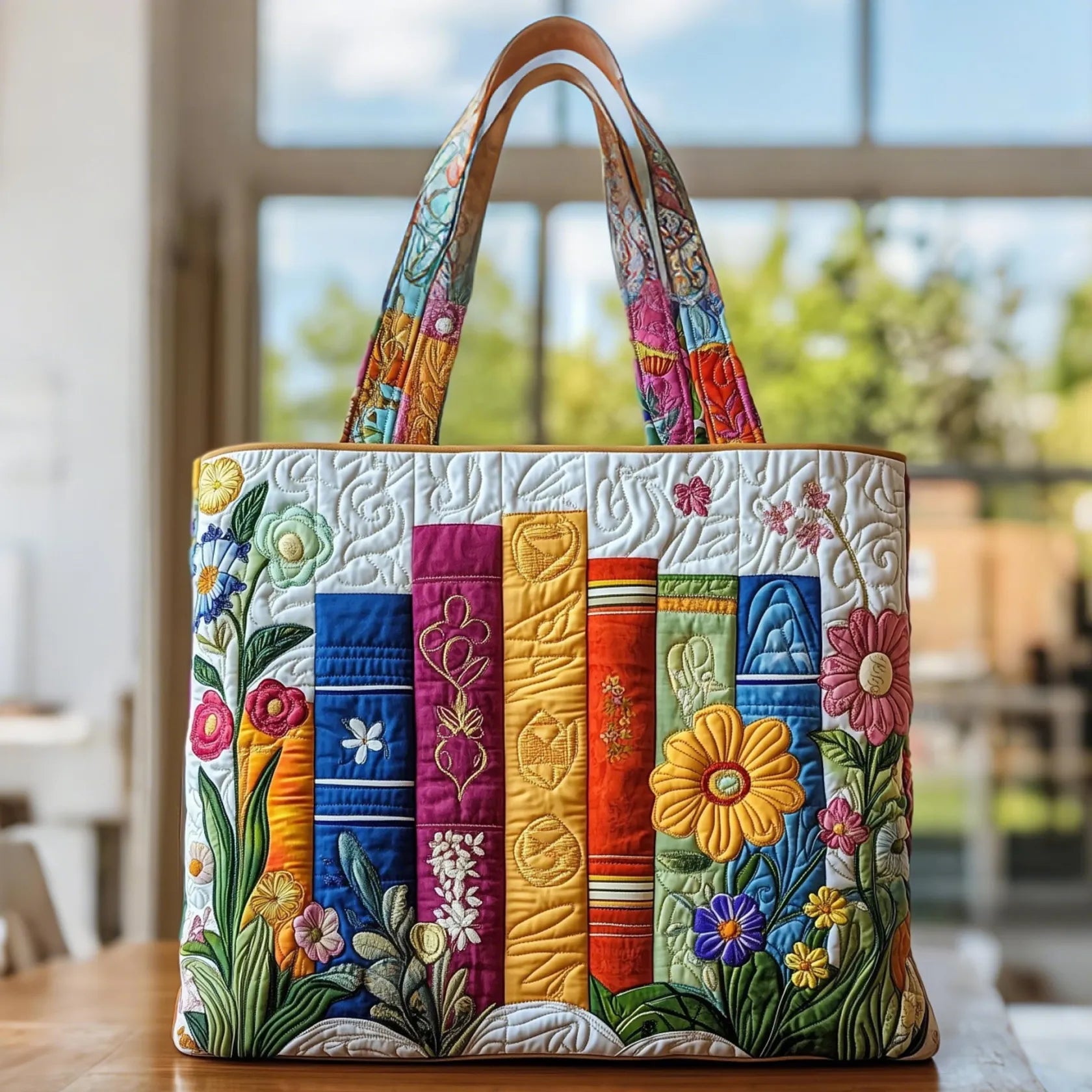 Flowering Library Artisan Bag – Two Sizes