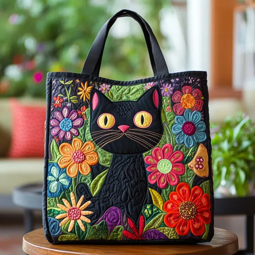 Black Cat Artisan Bag – Gift Idea