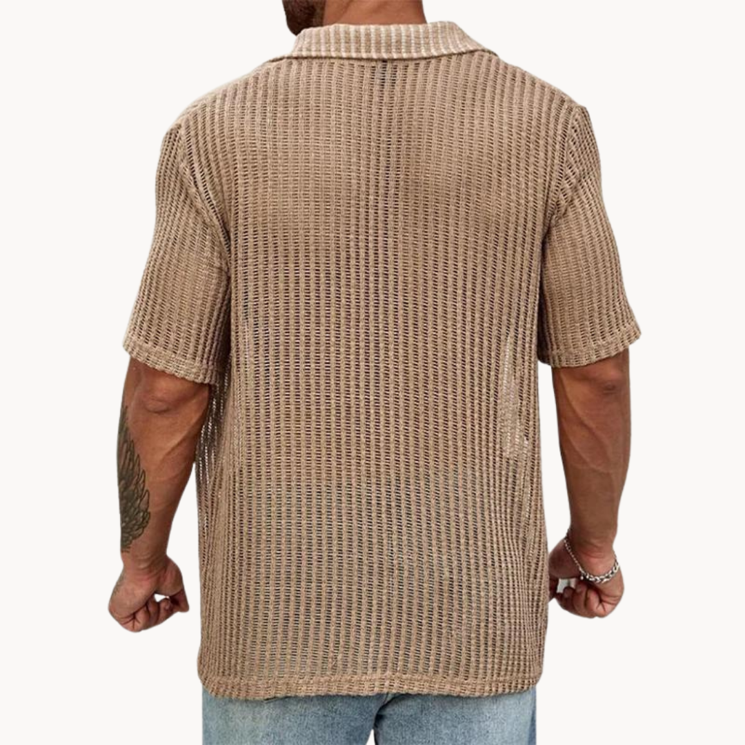Rodrigo | Short Sleeve Sheer Shirt