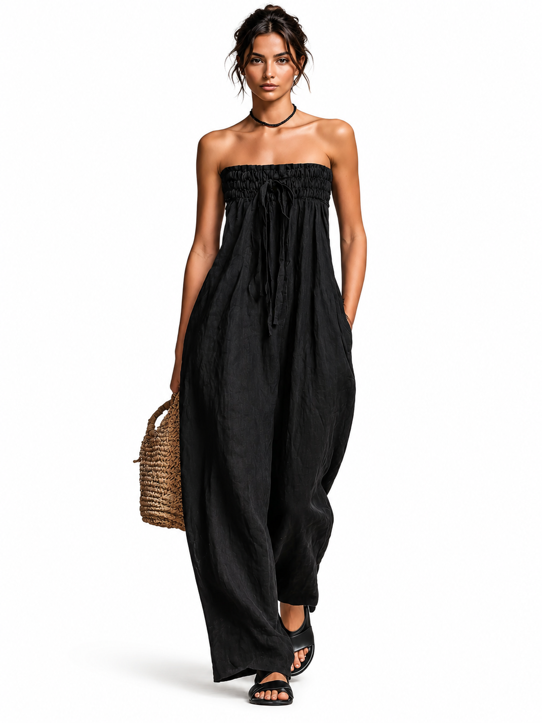 FIORELLA | ELEGANT STRAPLESS JUMPSUIT