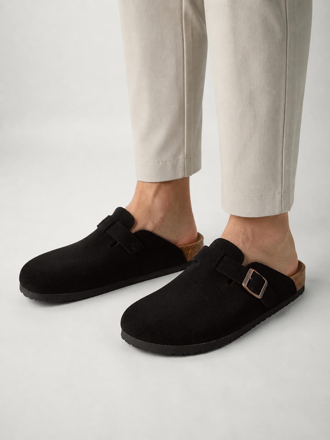 Enrique - Suede Clogs
