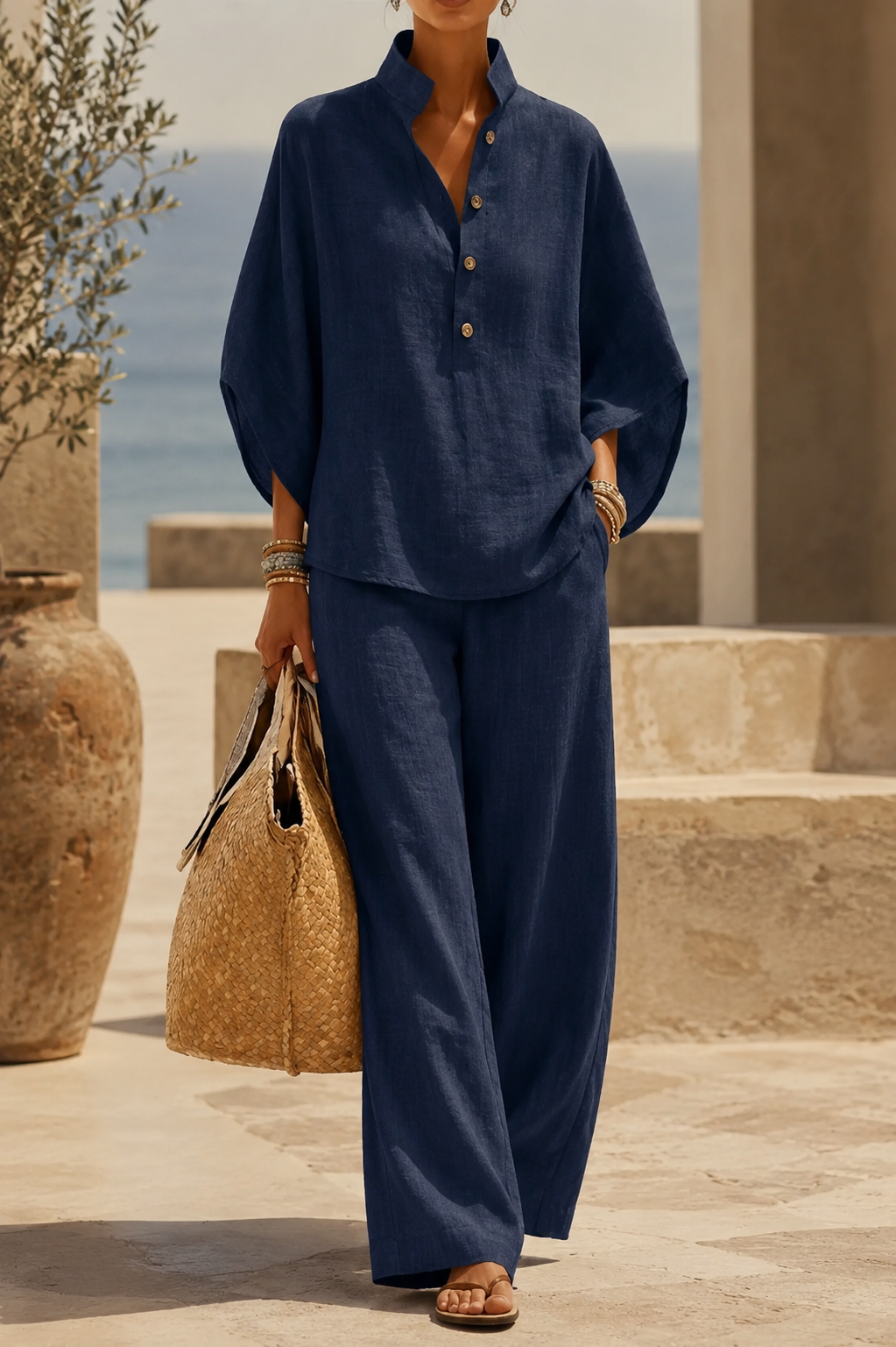Martina | Linen Riviera Set