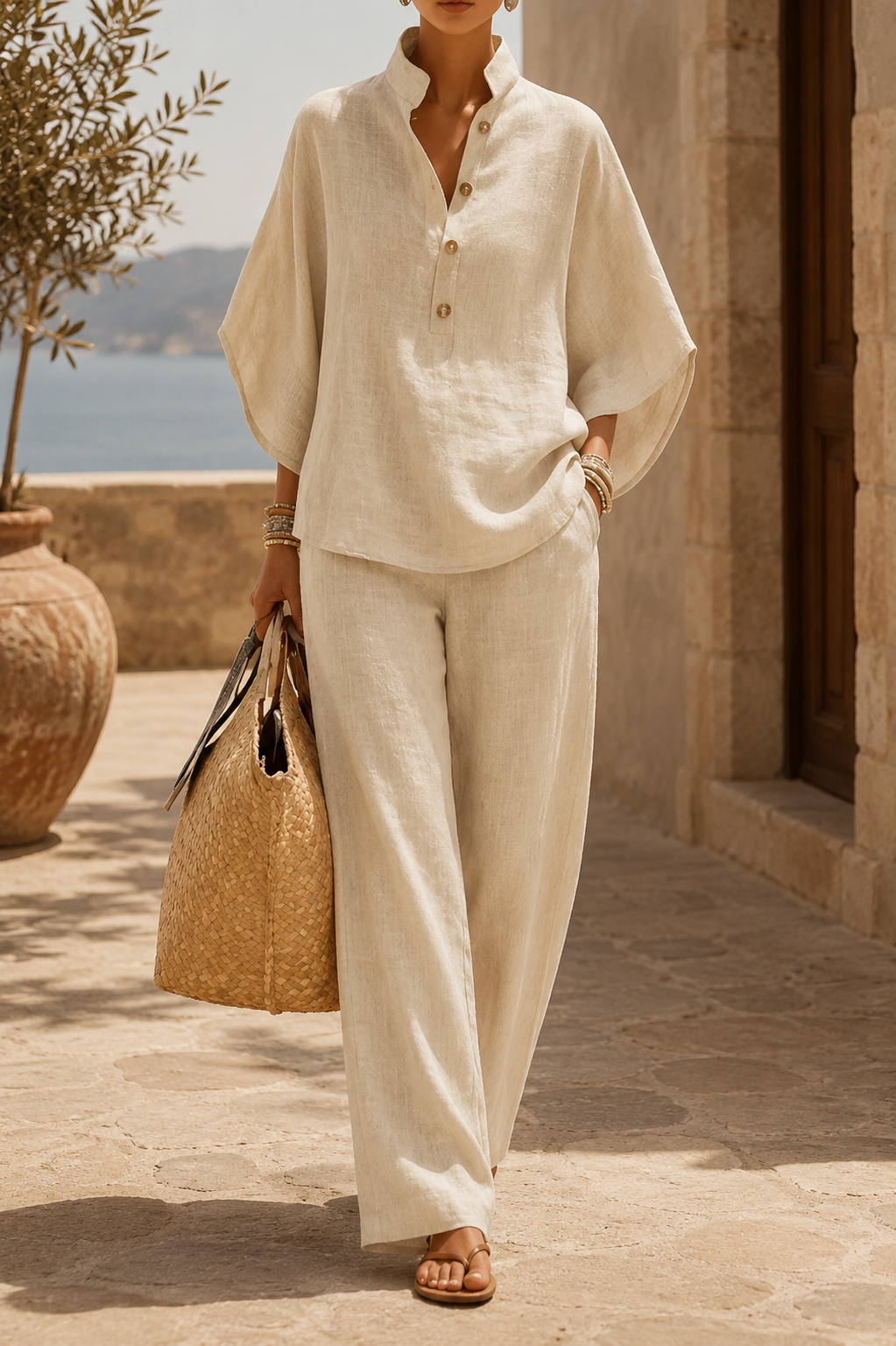 Martina | Linen Riviera Set