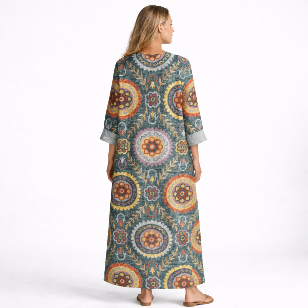 Elia™ | Geometric Midi Dress