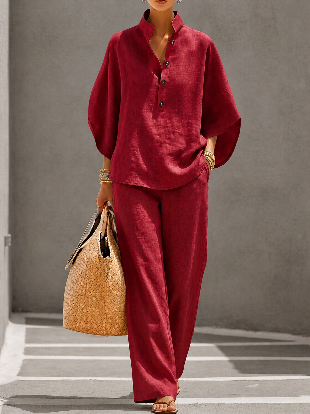 BEATRICE | TWO-PIECE PALAZZO SET
