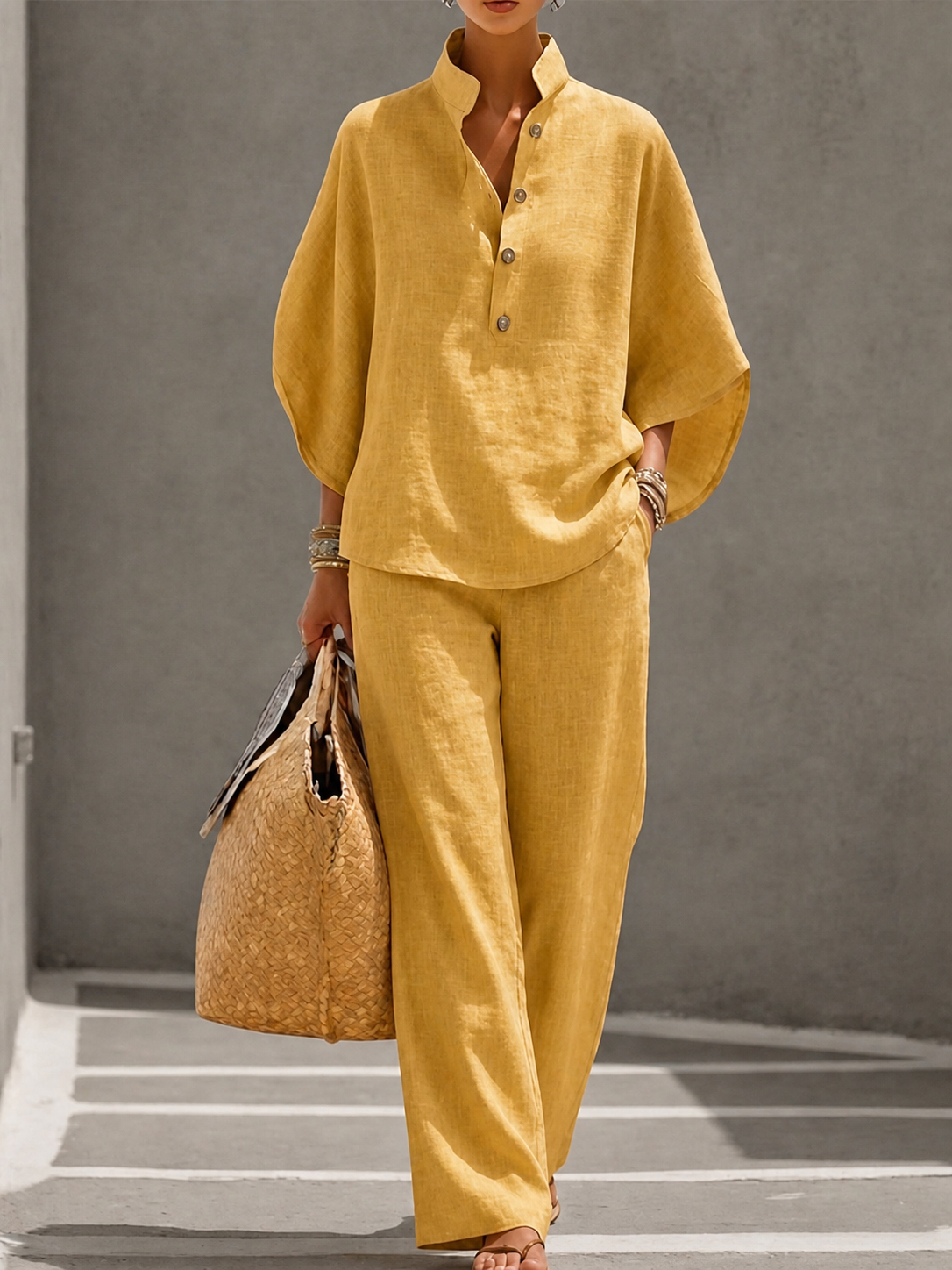 BEATRICE | TWO-PIECE PALAZZO SET