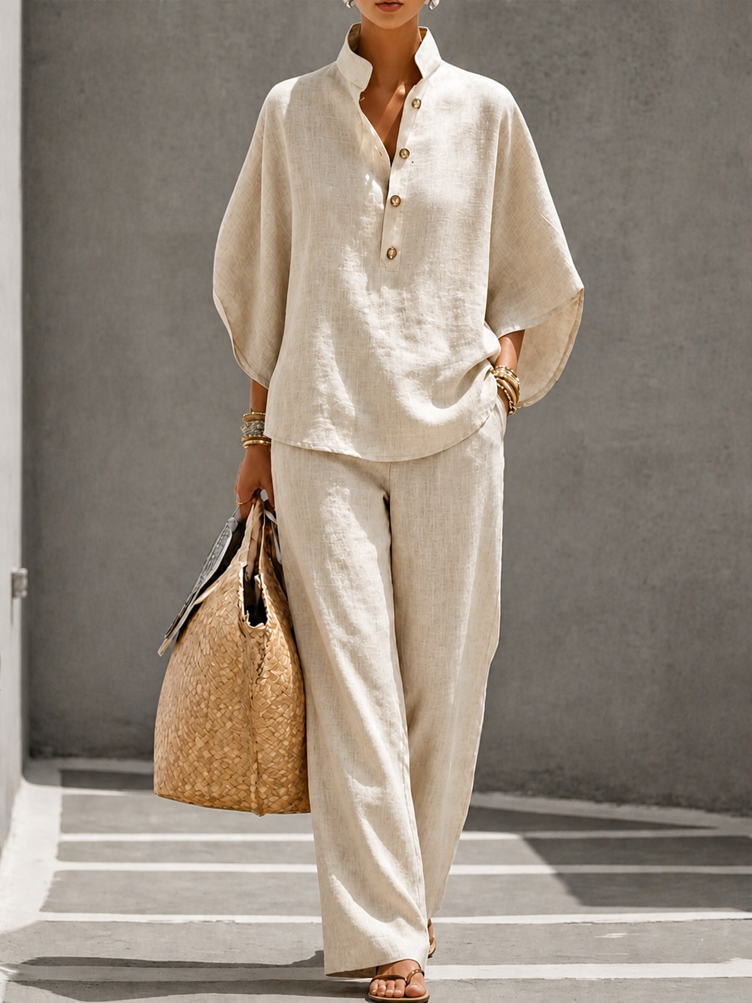 BEATRICE | TWO-PIECE PALAZZO SET