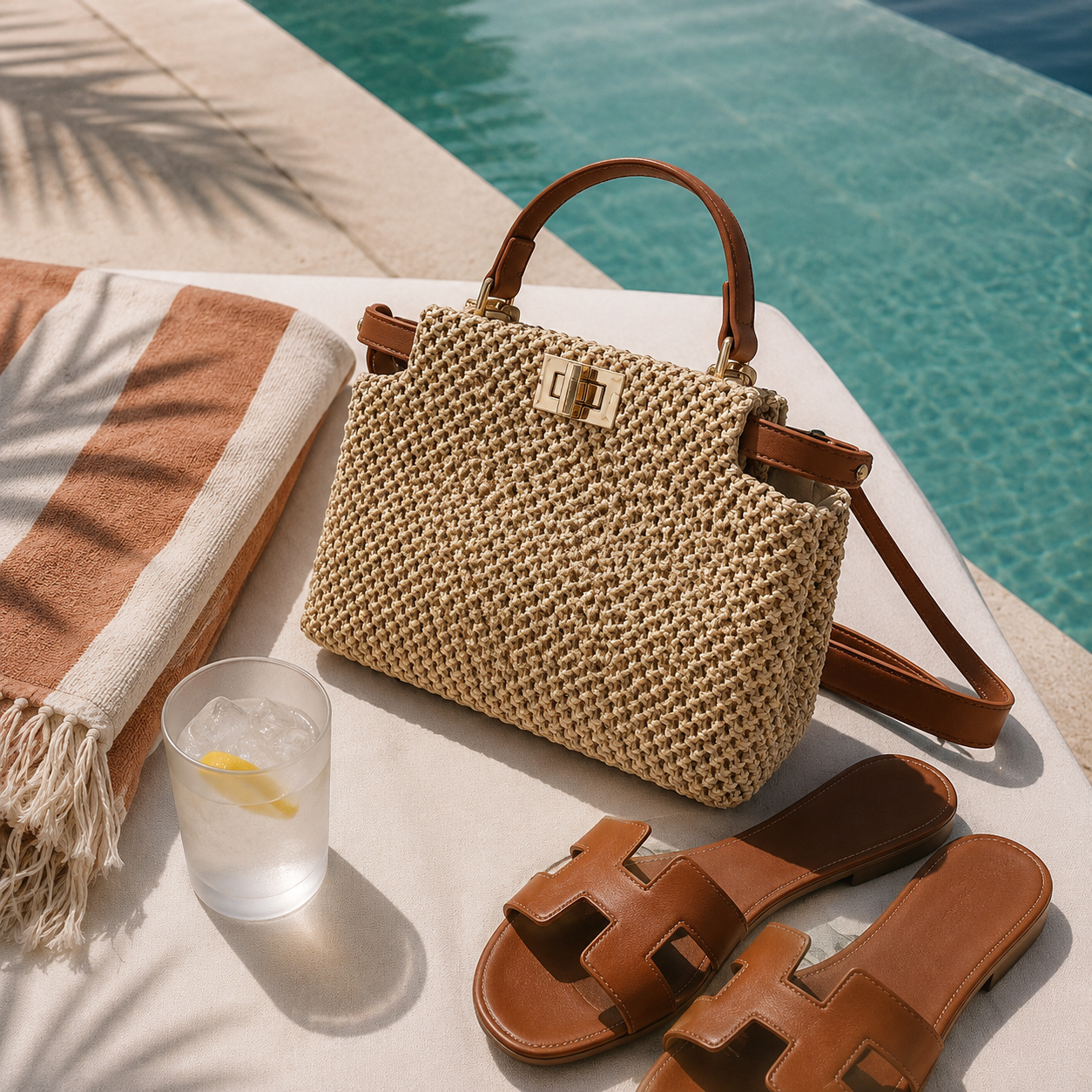 Portable Straw Bag | Stylish and Eco-Friendly
