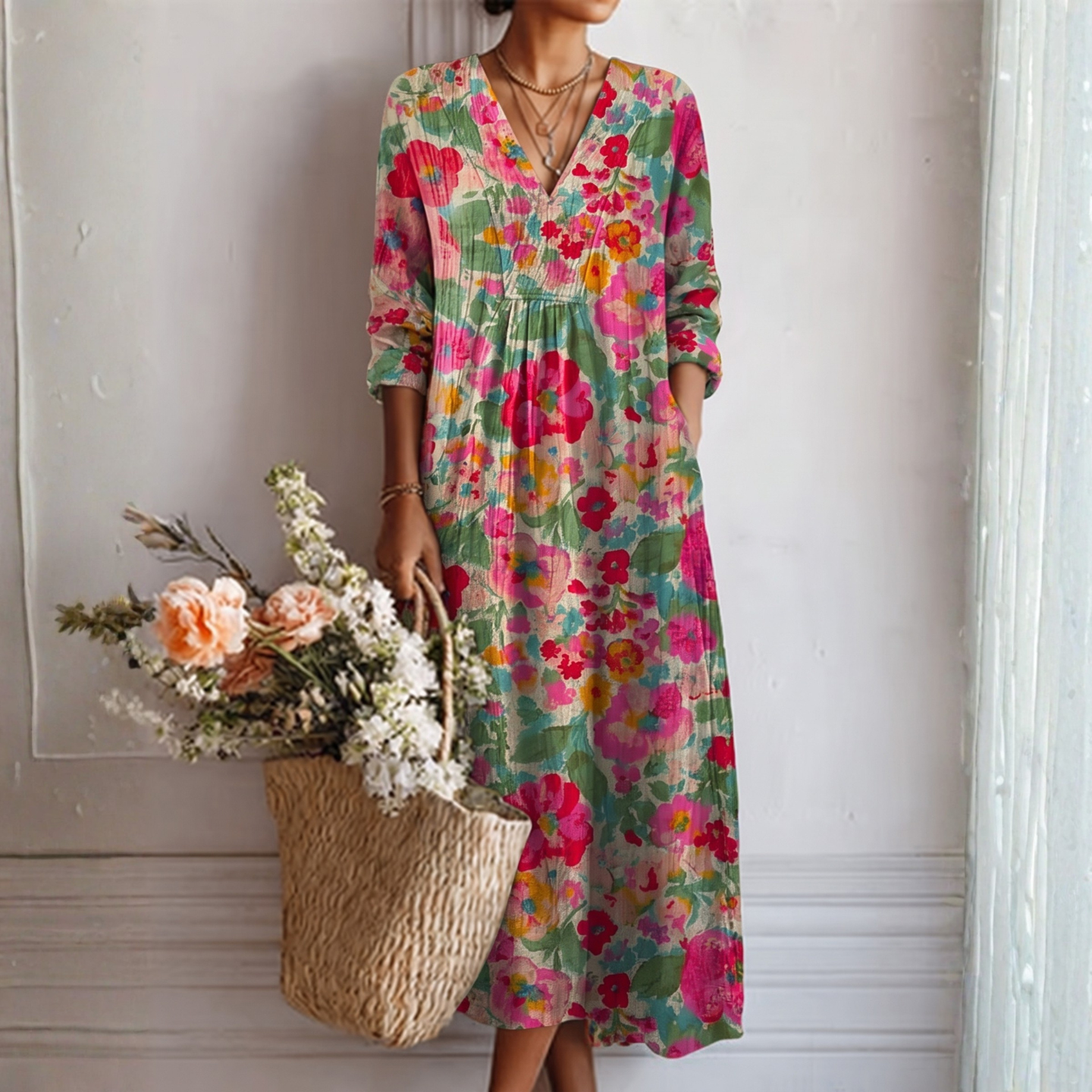 Rosa™ | Elegant Floral Dress