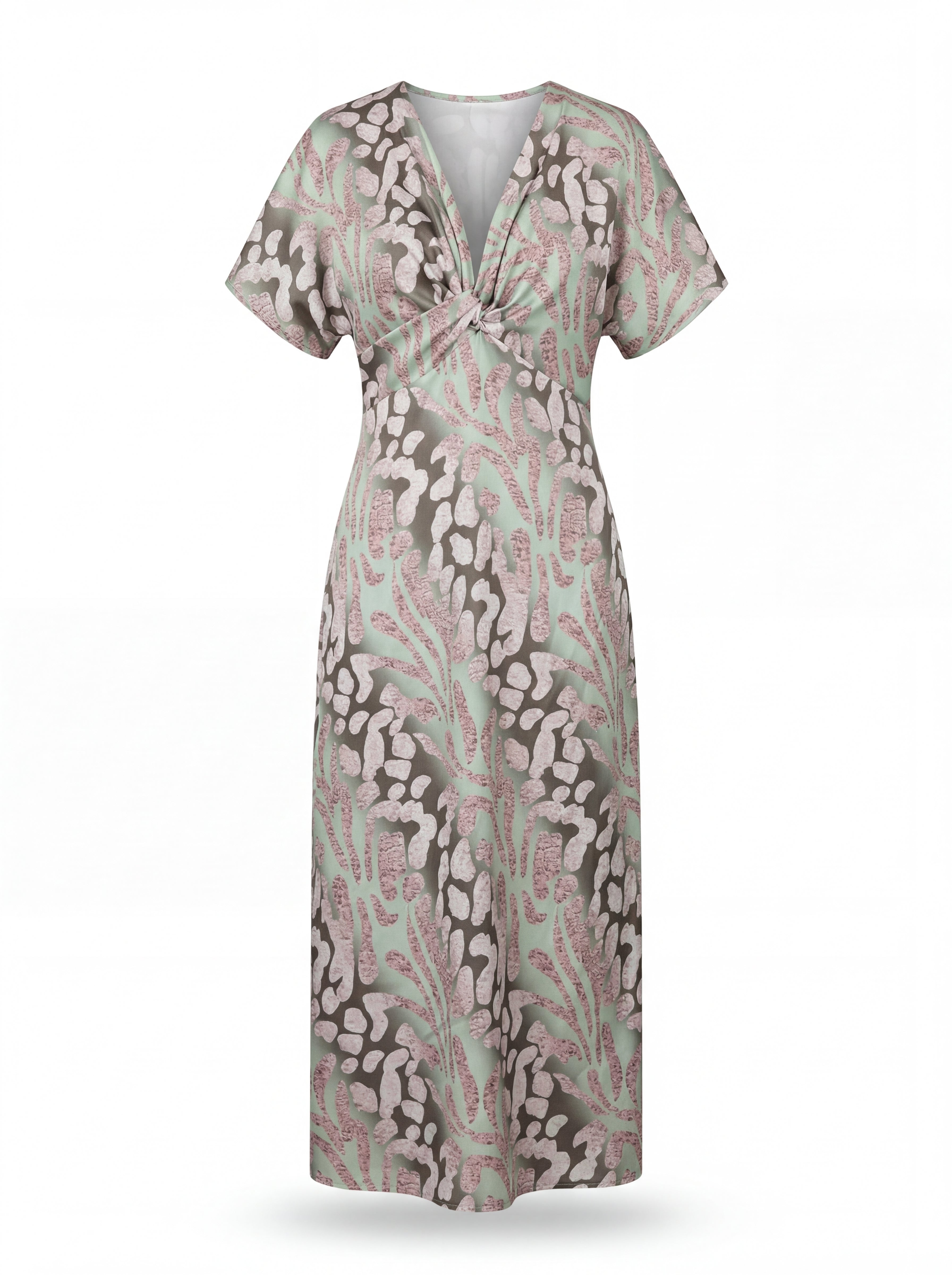 Elegant Dress in Arrayán Fabric - Maison Claire et Sylvie