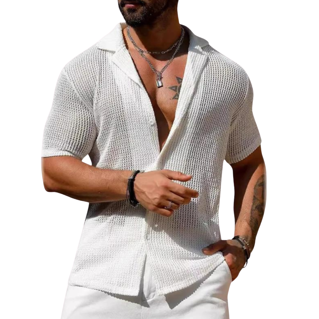 Rodrigo | Short Sleeve Sheer Shirt